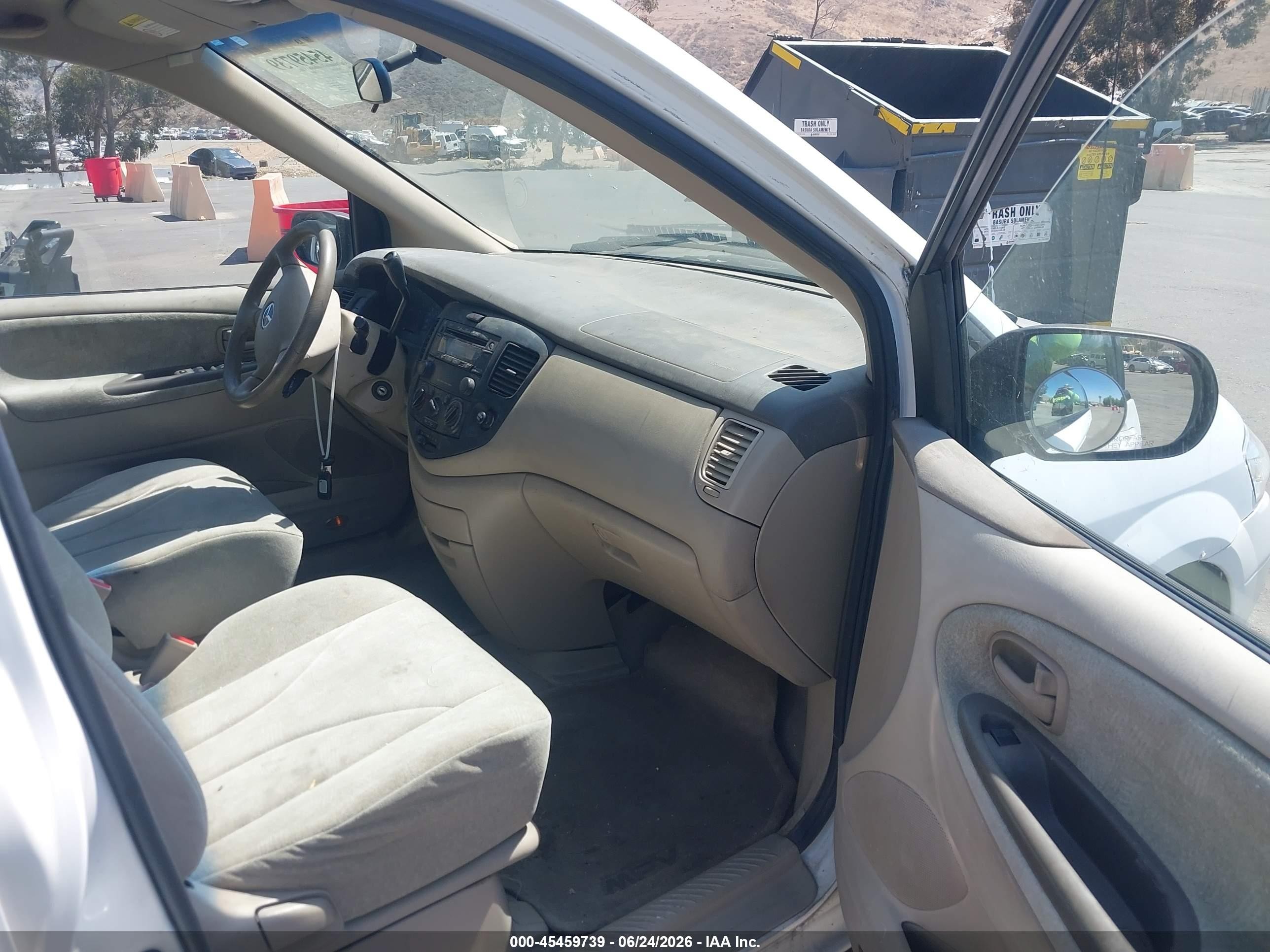 2002 Mazda Mpv Es/lx White vin: JM3LW28J120316991