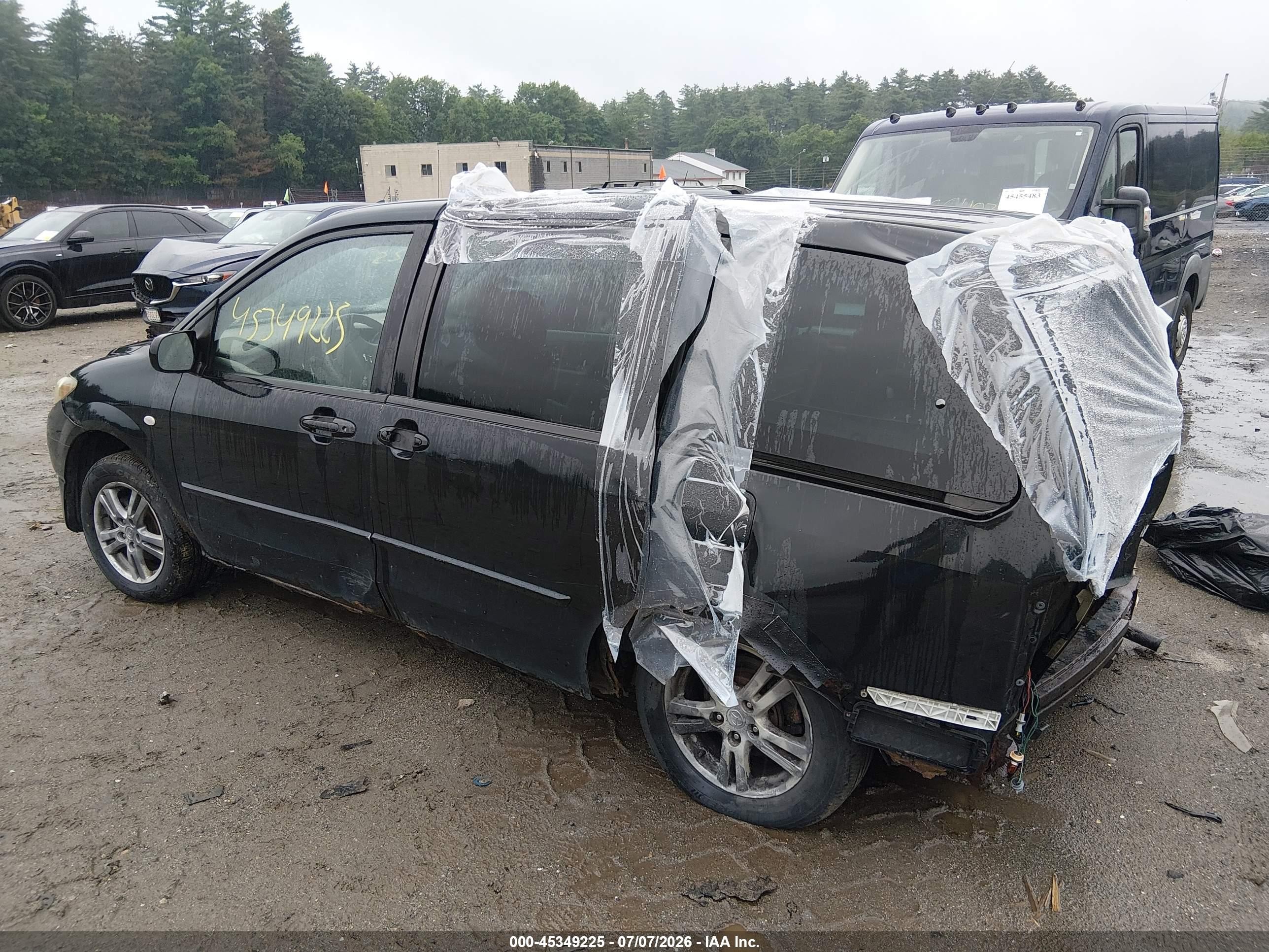 2004 Mazda Mpv Lx Black vin: JM3LW28J140504719