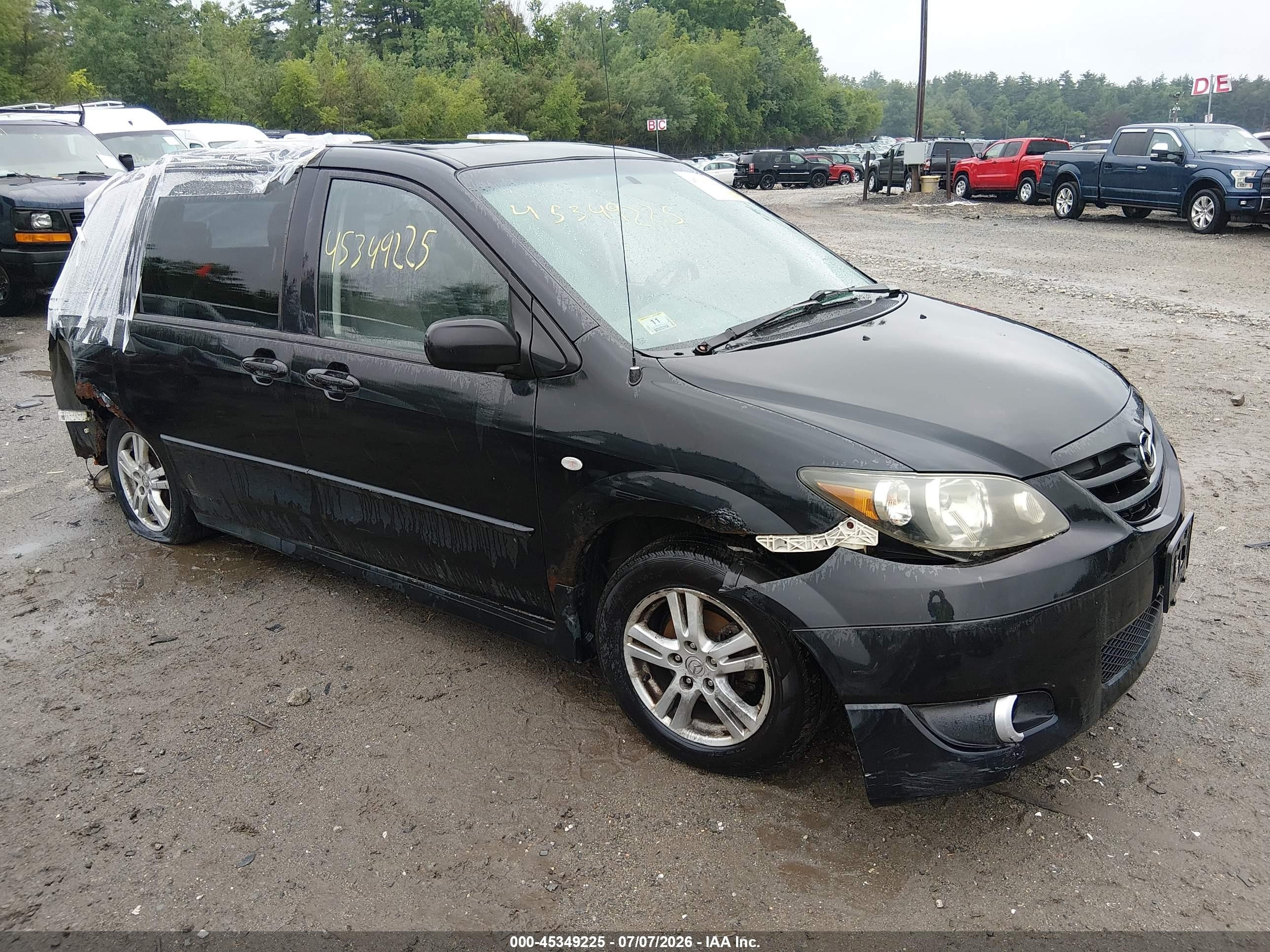 2004 Mazda Mpv Lx Black vin: JM3LW28J140504719