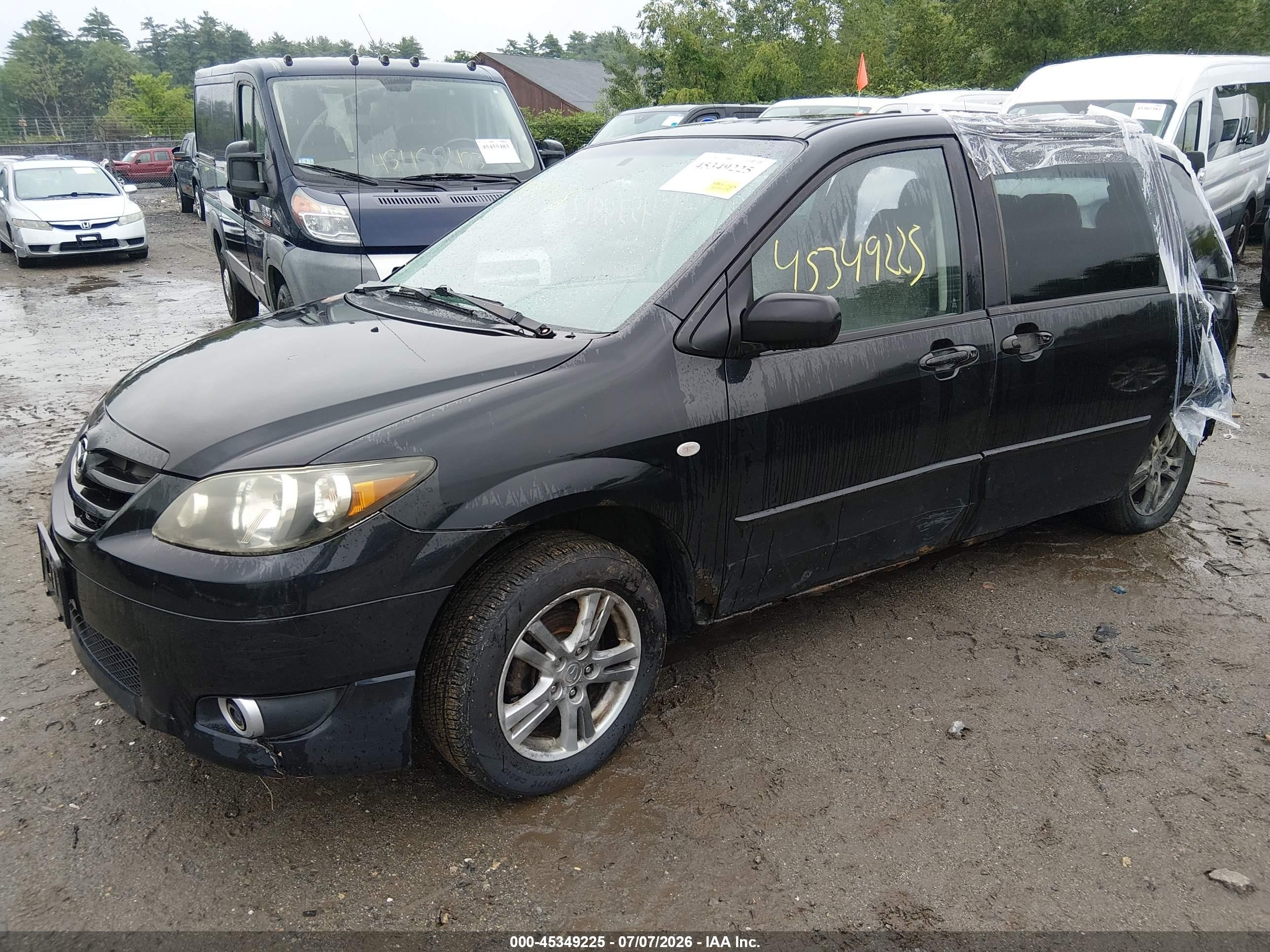 2004 Mazda Mpv Lx Black vin: JM3LW28J140504719
