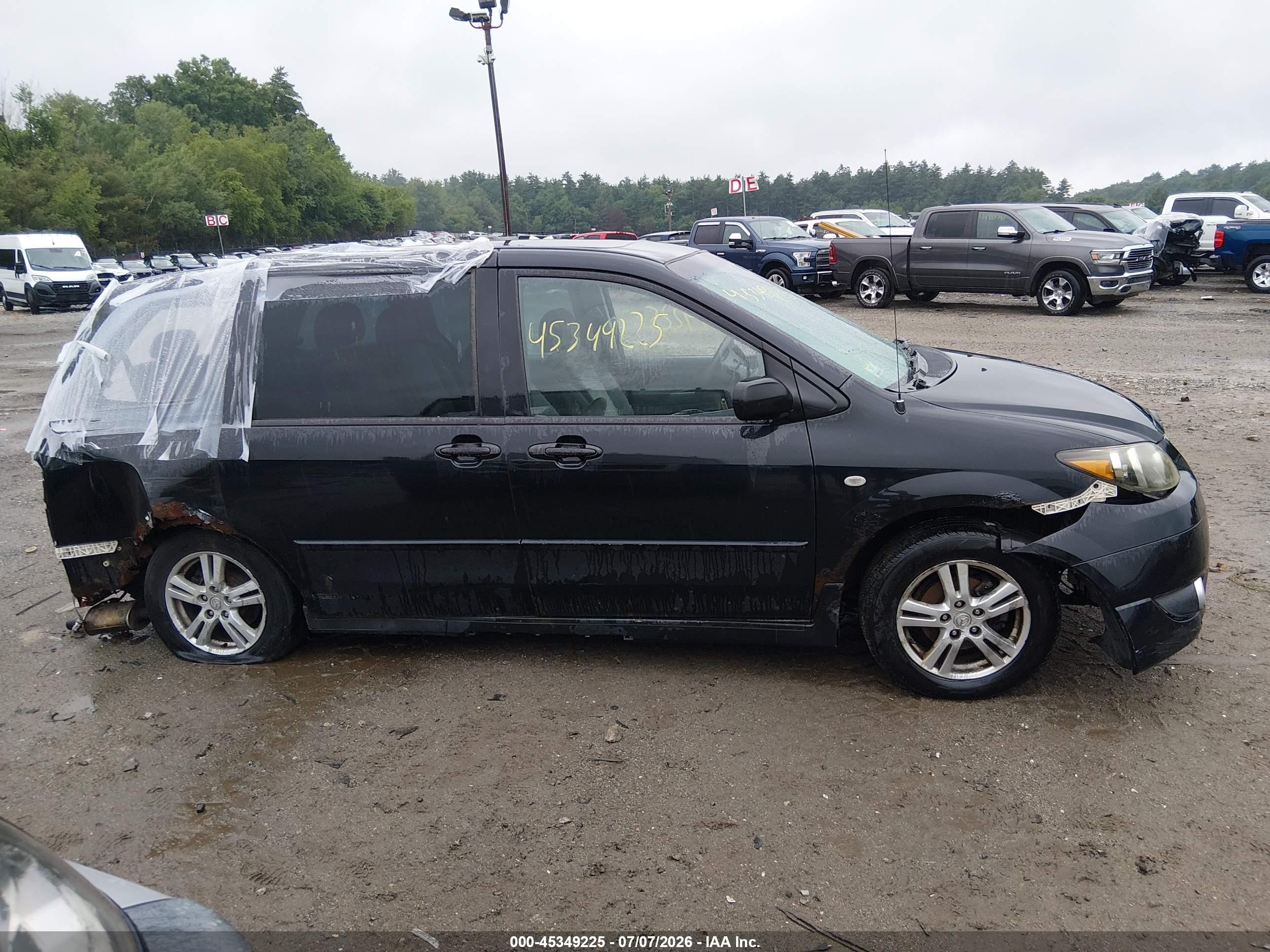 2004 Mazda Mpv Lx Black vin: JM3LW28J140504719