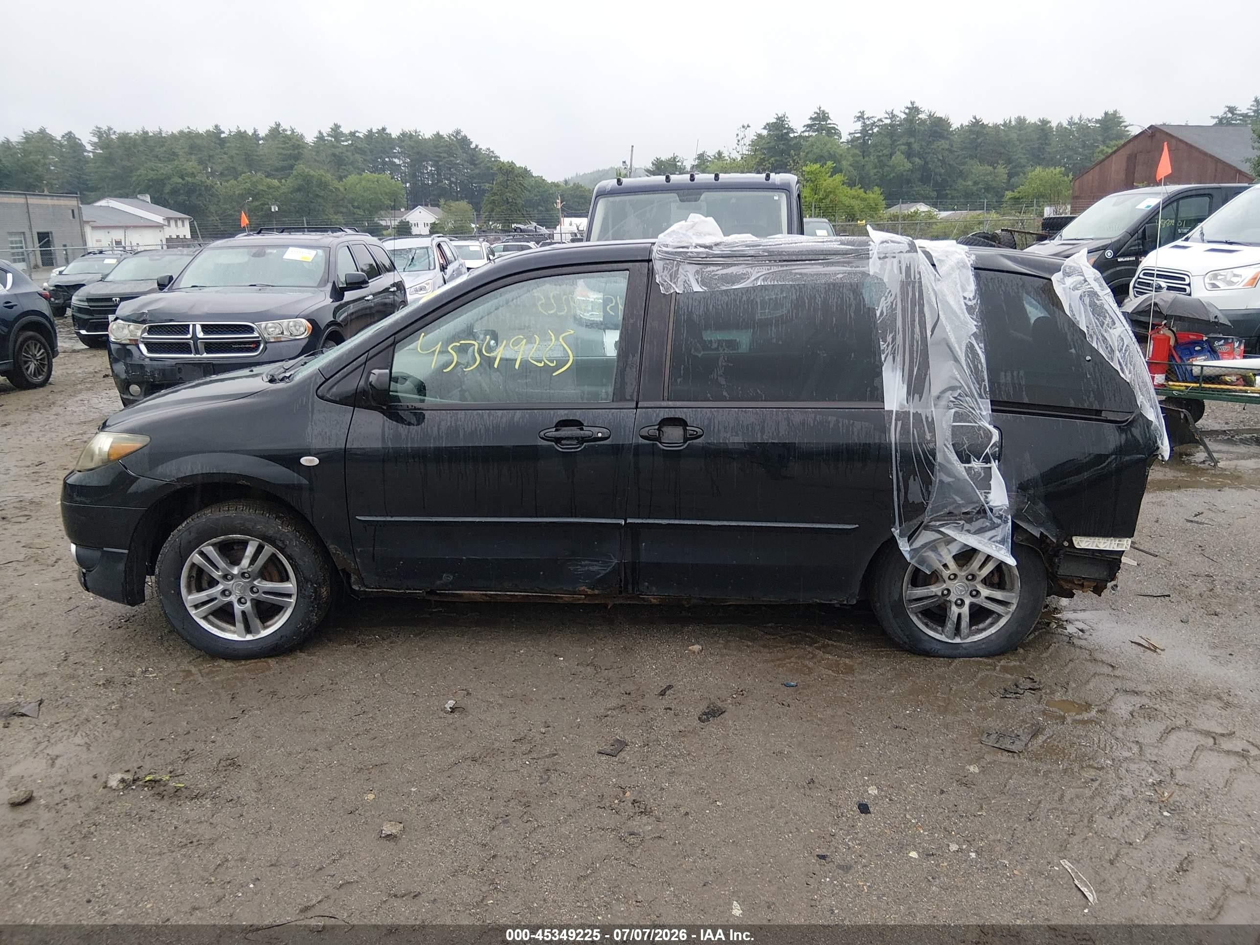 2004 Mazda Mpv Lx Black vin: JM3LW28J140504719