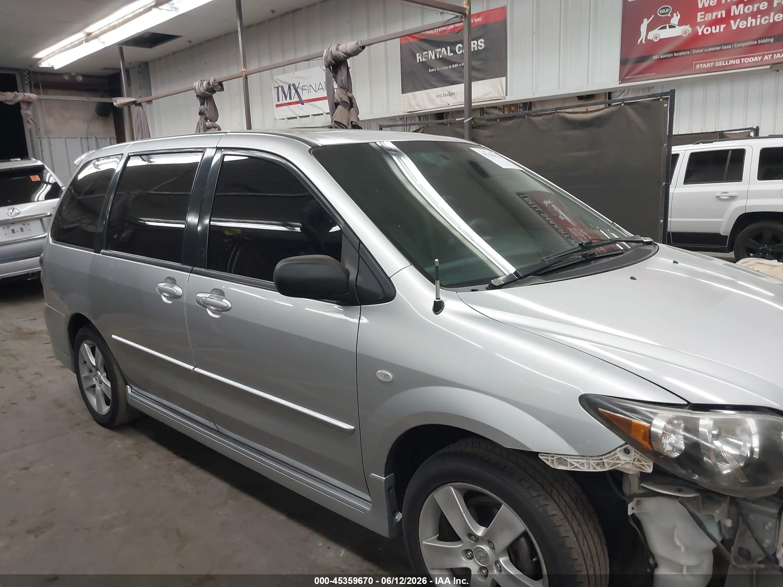 2004 Mazda Mpv Es Silver vin: JM3LW28J240503286