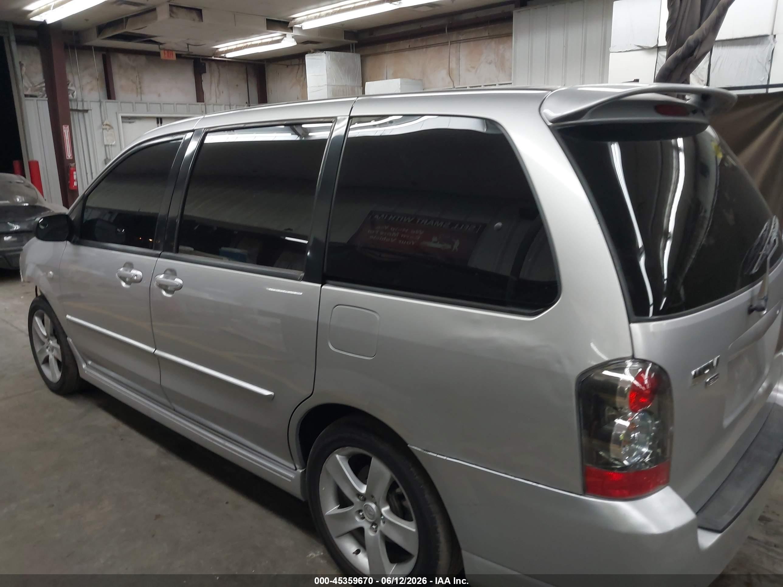 2004 Mazda Mpv Es Silver vin: JM3LW28J240503286