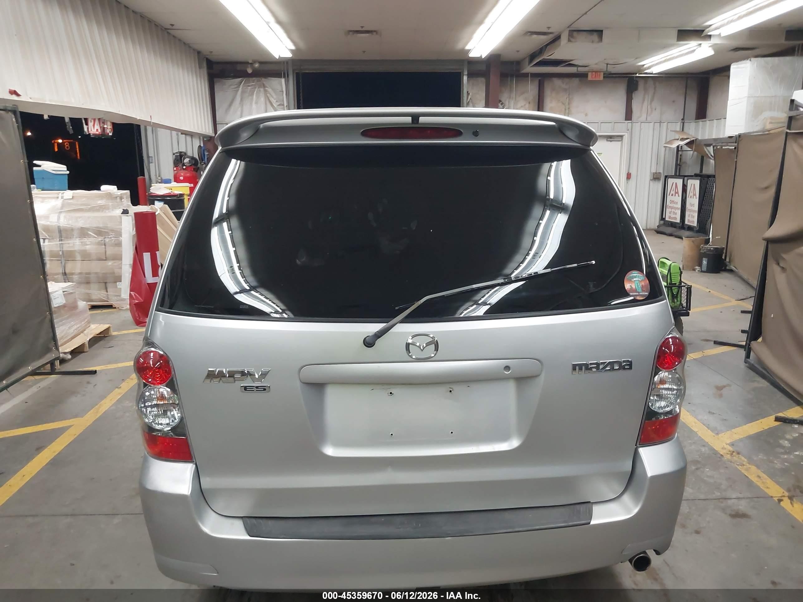 2004 Mazda Mpv Es Silver vin: JM3LW28J240503286