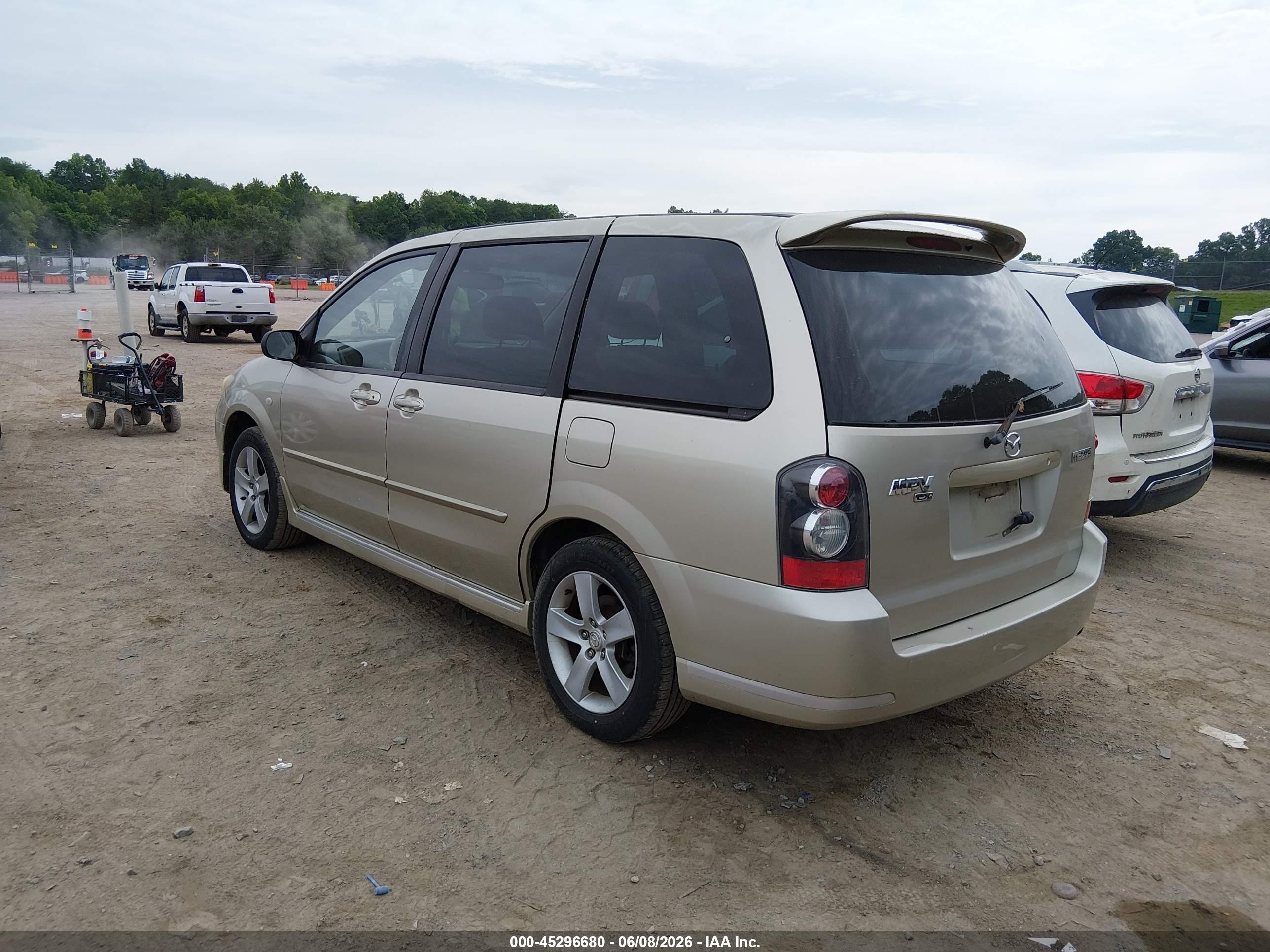 2005 Mazda Mpv Lx Gold vin: JM3LW28J350534919