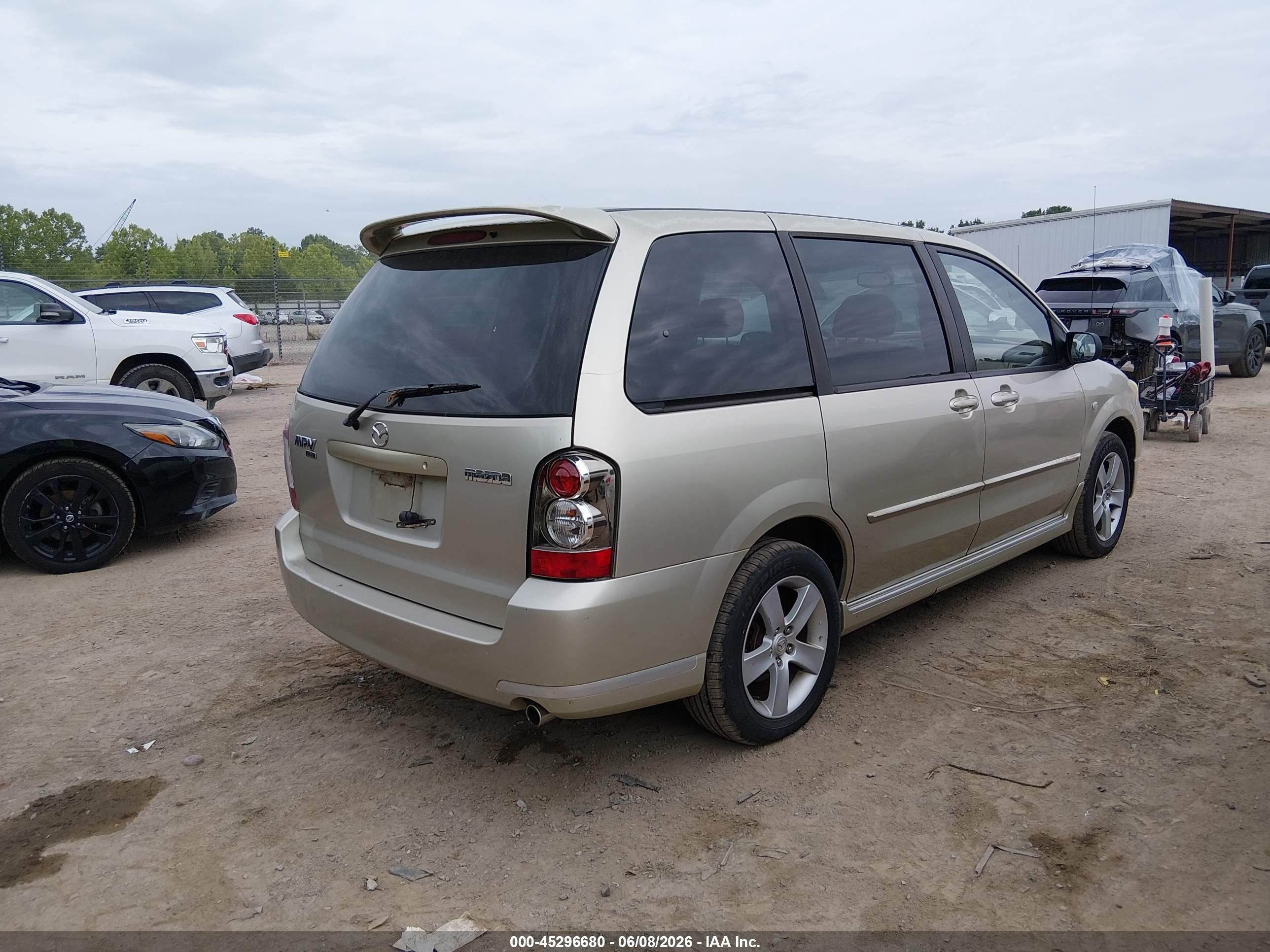 2005 Mazda Mpv Lx Gold vin: JM3LW28J350534919