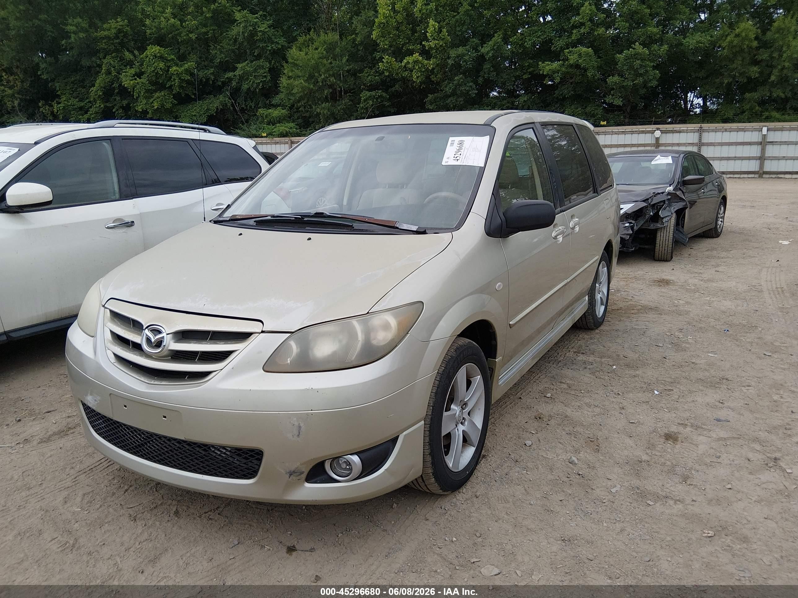 2005 Mazda Mpv Lx Gold vin: JM3LW28J350534919
