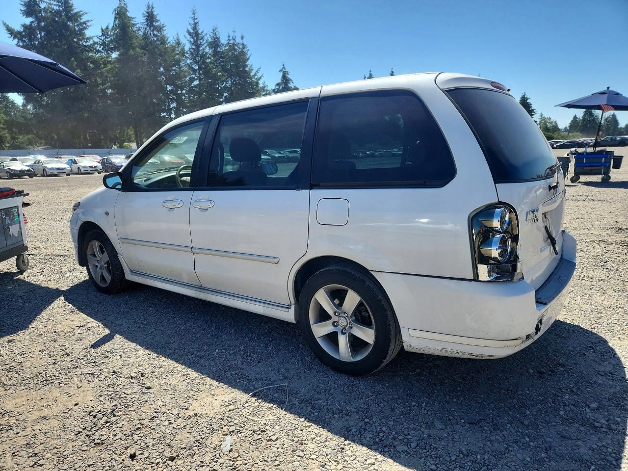 2006 Mazda Mpv Wagon White vin: JM3LW28J360569459