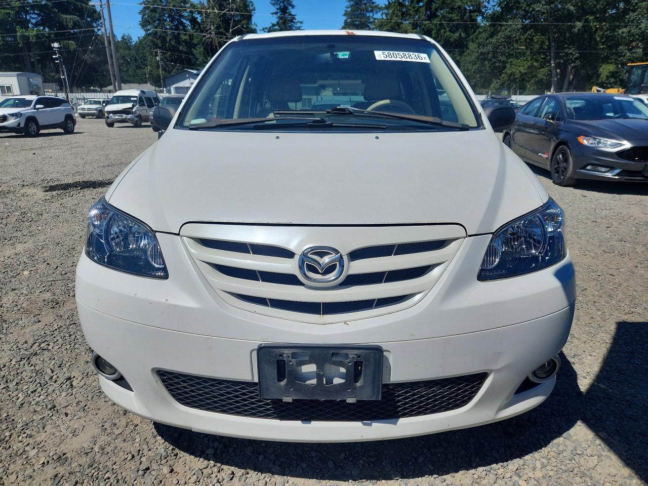 2006 Mazda Mpv Wagon White vin: JM3LW28J360569459