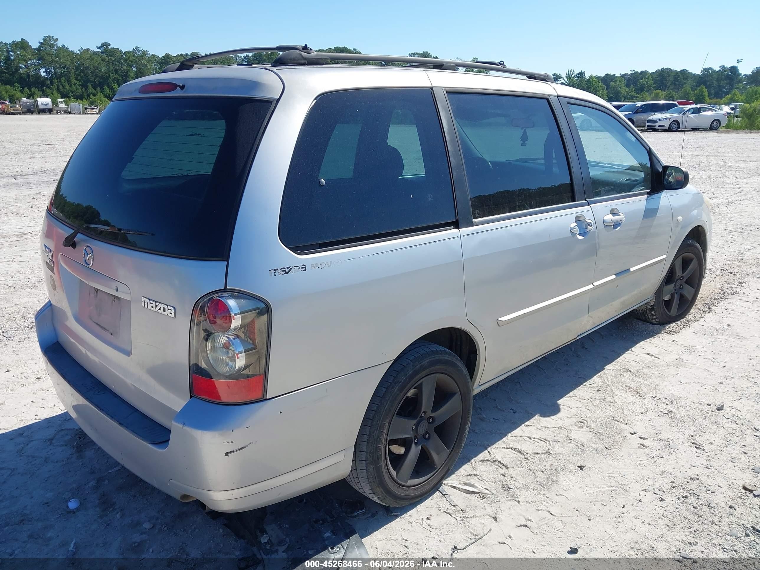 2004 Mazda Mpv Es Silver vin: JM3LW28J440504651