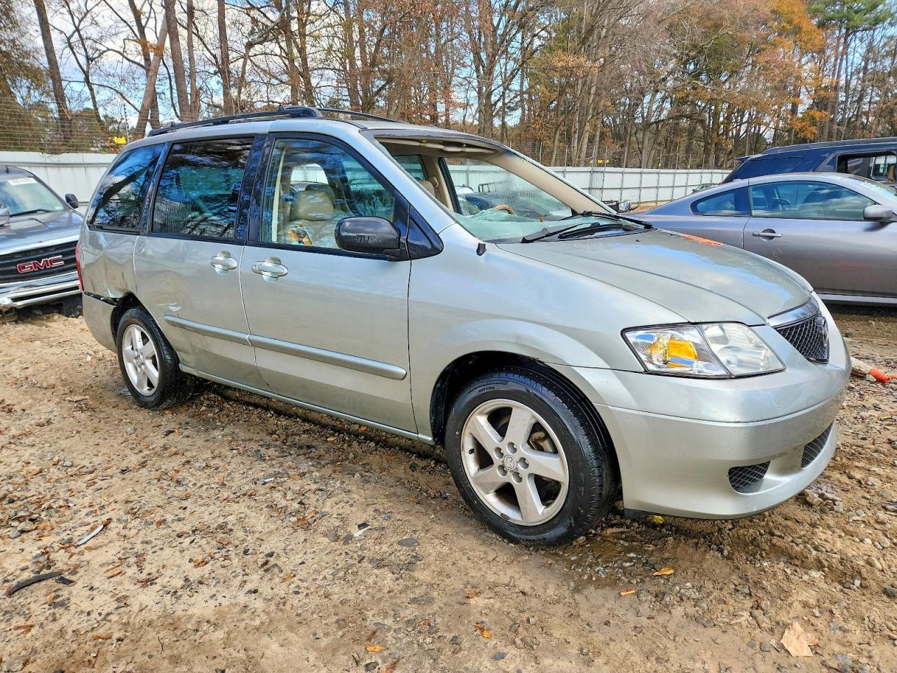 2003 Mazda Mpv Wagon Silver vin: JM3LW28J530357142
