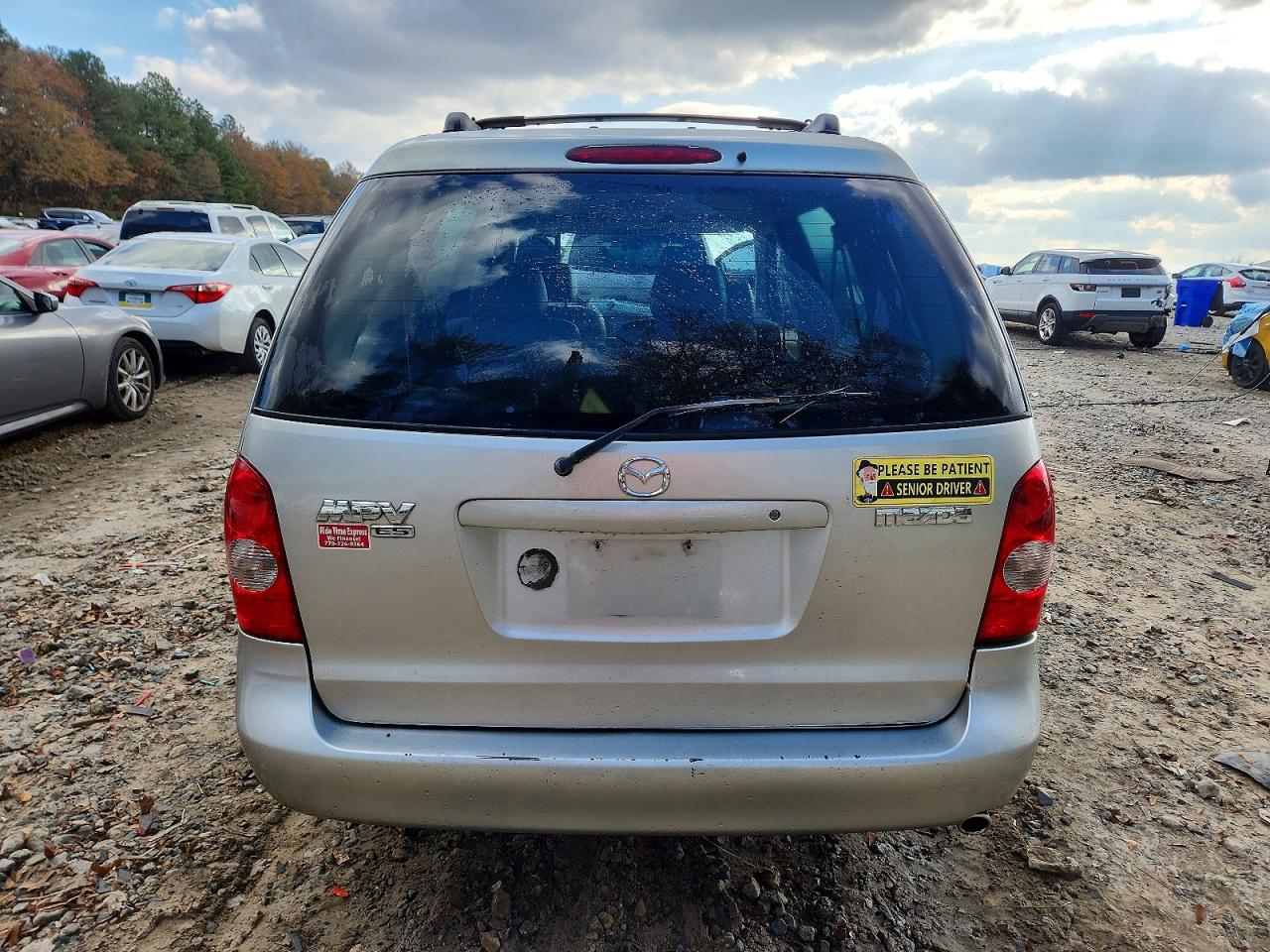 2003 Mazda Mpv Wagon Silver vin: JM3LW28J530357142