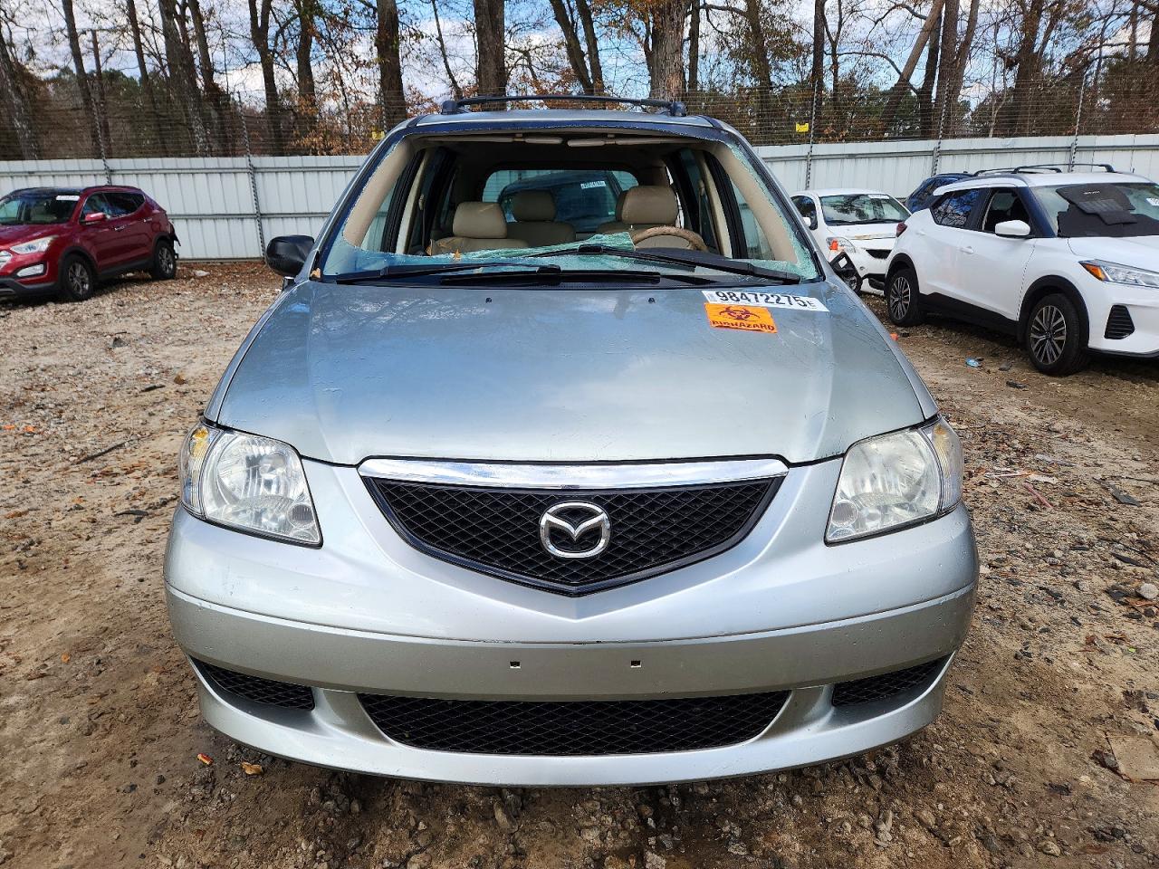 2003 Mazda Mpv Wagon Silver vin: JM3LW28J530357142