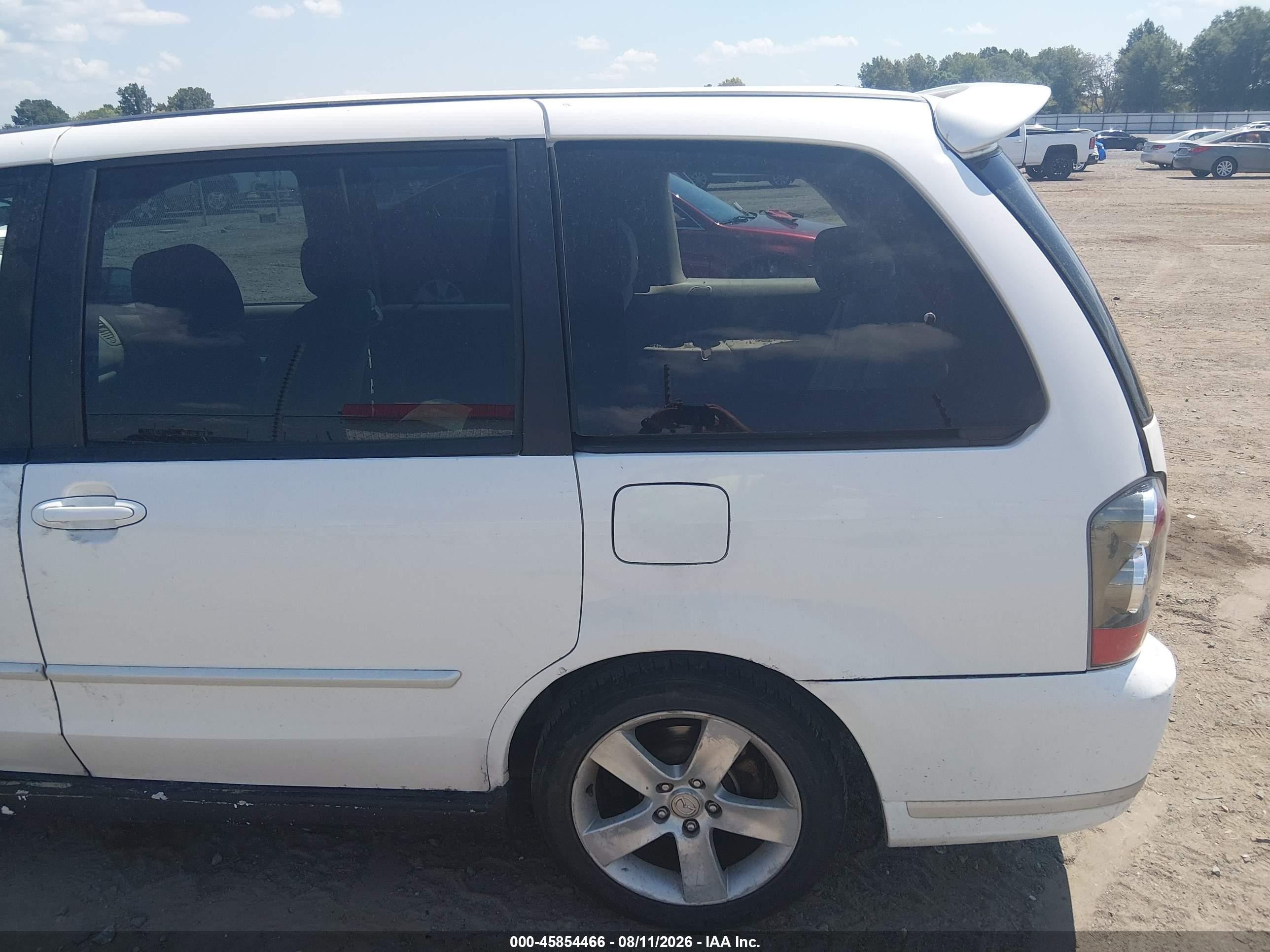 2004 Mazda Mpv Lx White vin: JM3LW28J540500981