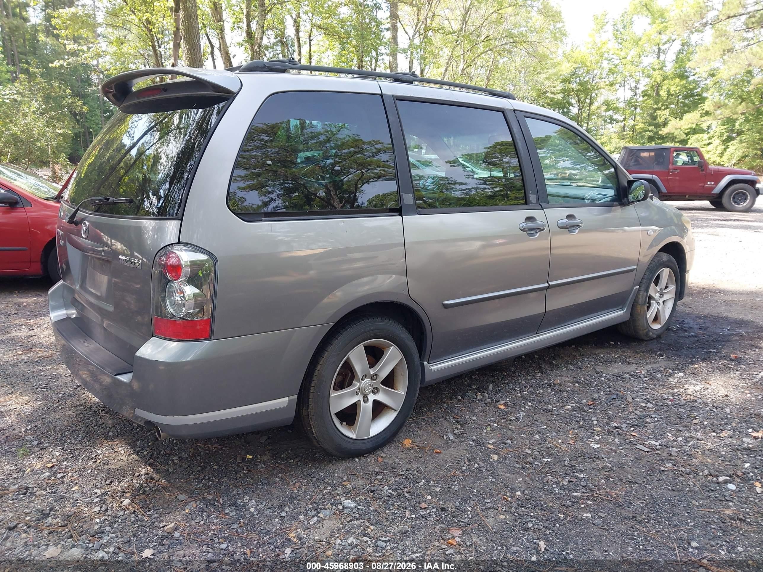 2004 Mazda Mpv Es Серый vin: JM3LW28J540518171