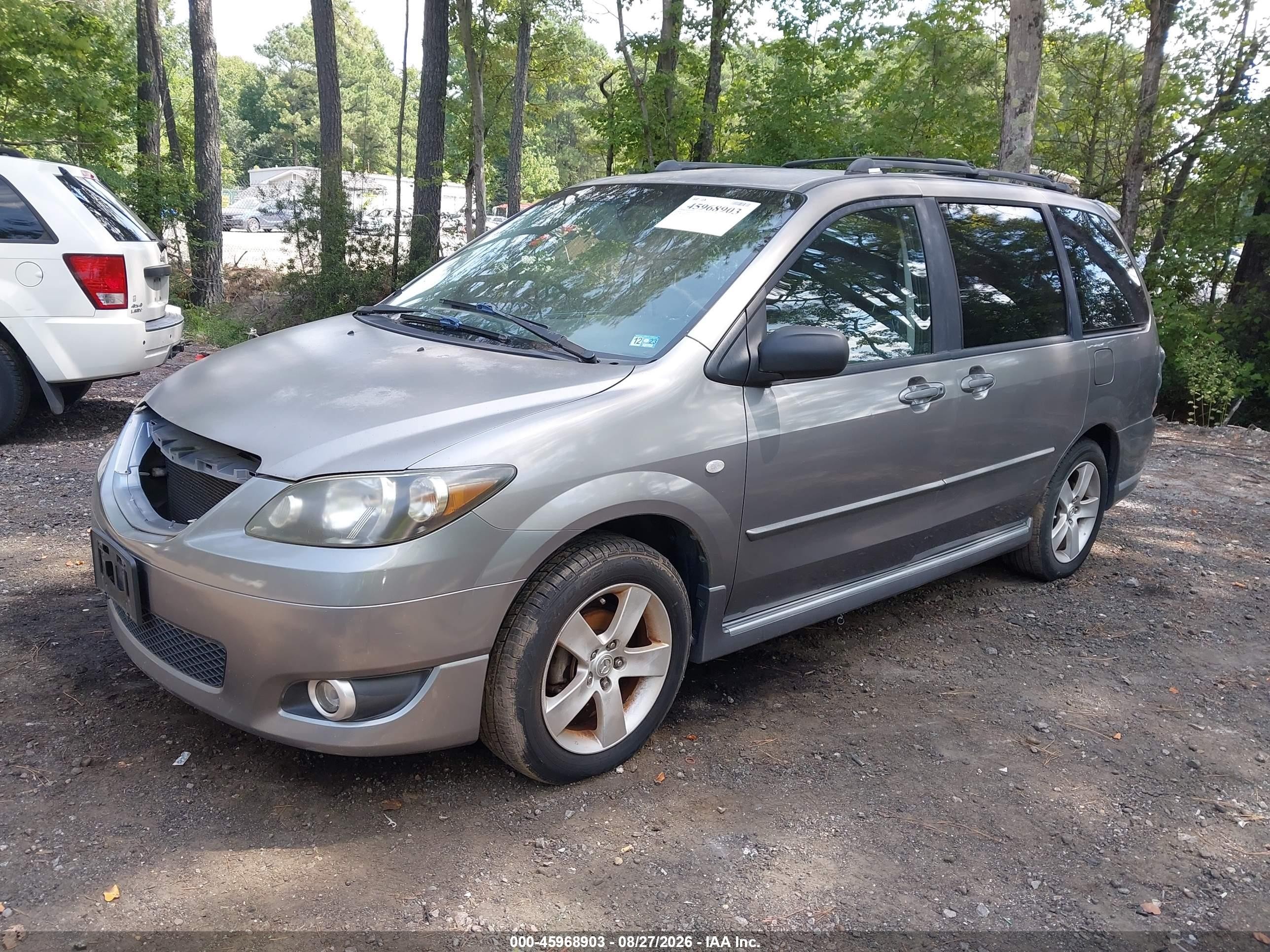 2004 Mazda Mpv Es Серый vin: JM3LW28J540518171
