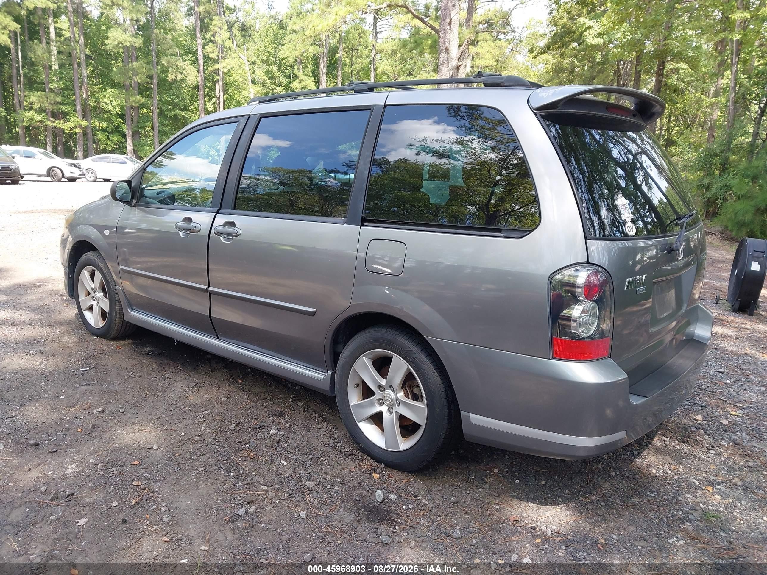 2004 Mazda Mpv Es Серый vin: JM3LW28J540518171
