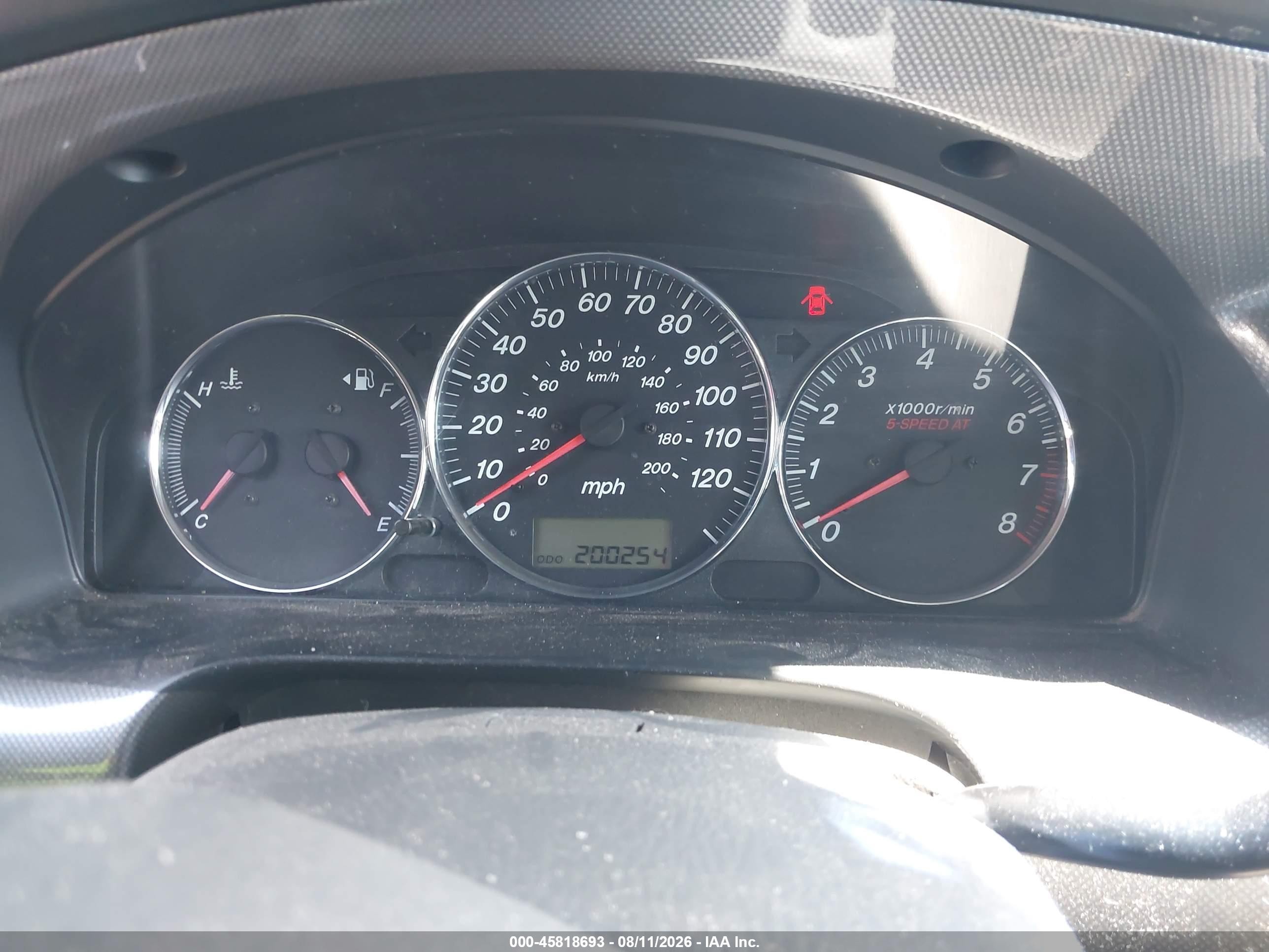 2004 Mazda Mpv Es Серый vin: JM3LW28J640503078