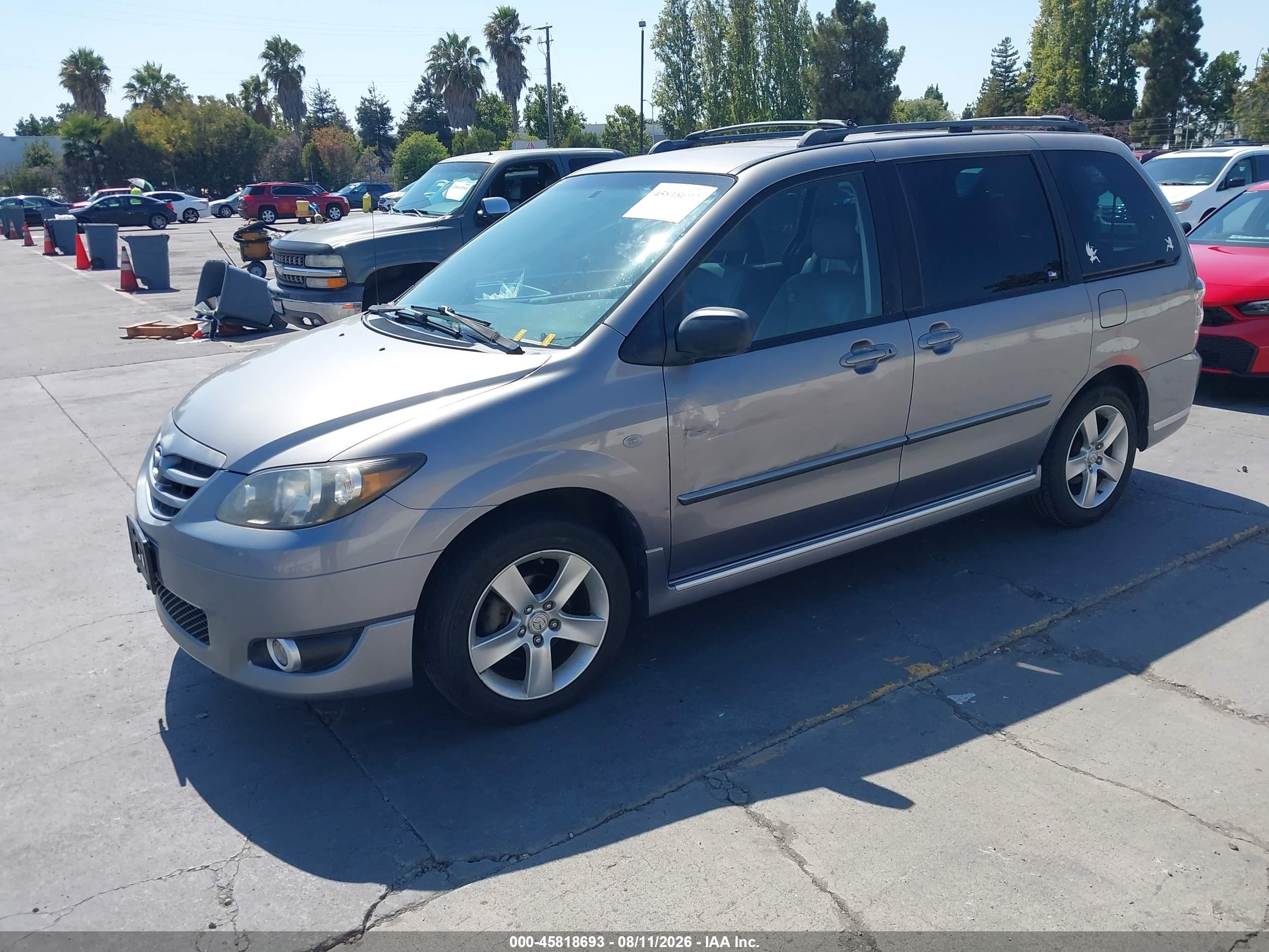 2004 Mazda Mpv Es Серый vin: JM3LW28J640503078