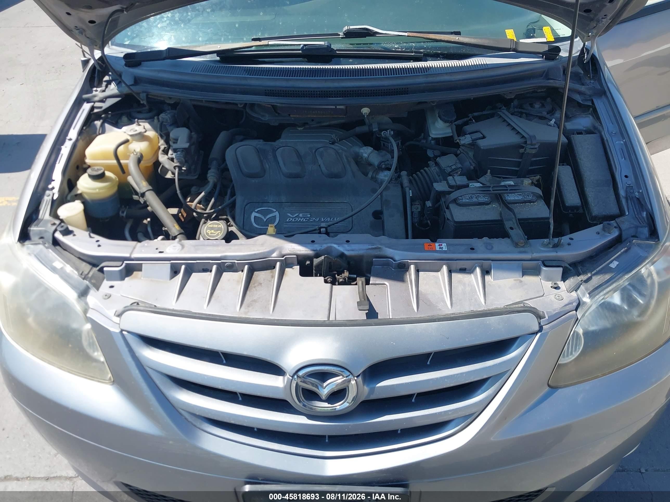 2004 Mazda Mpv Es Серый vin: JM3LW28J640503078