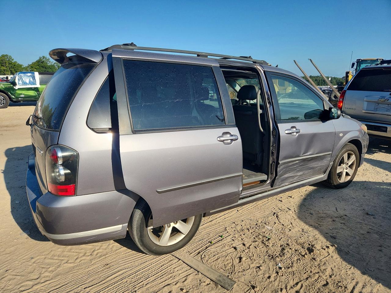 2004 Mazda Mpv Wagon Gray vin: JM3LW28J740531326