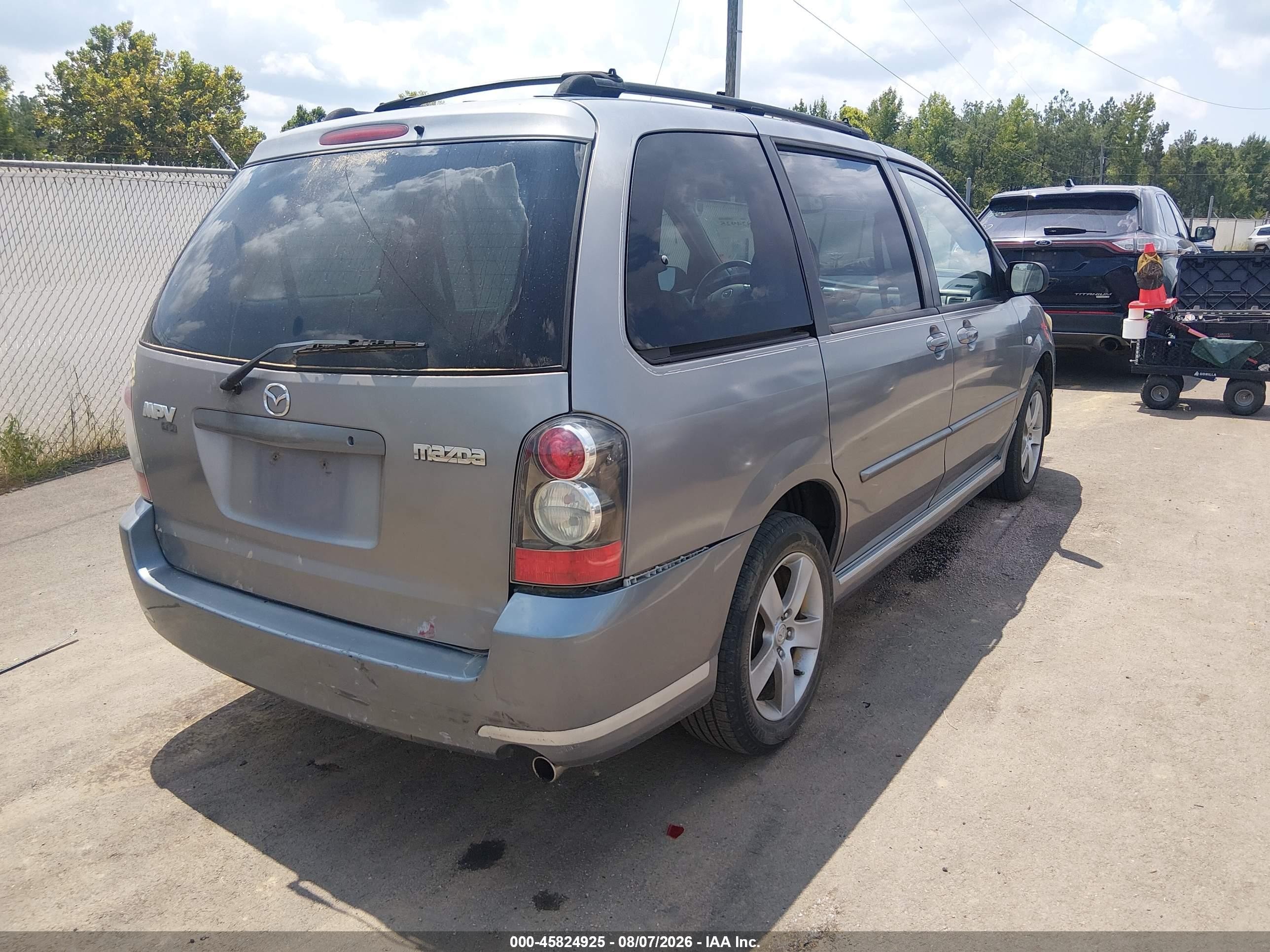2005 Mazda Mpv Es Серый vin: JM3LW28J750533000