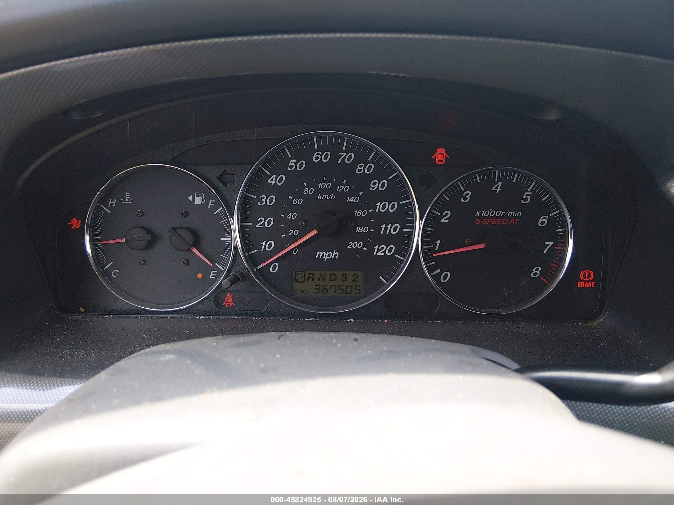 2005 Mazda Mpv Es Серый vin: JM3LW28J750533000