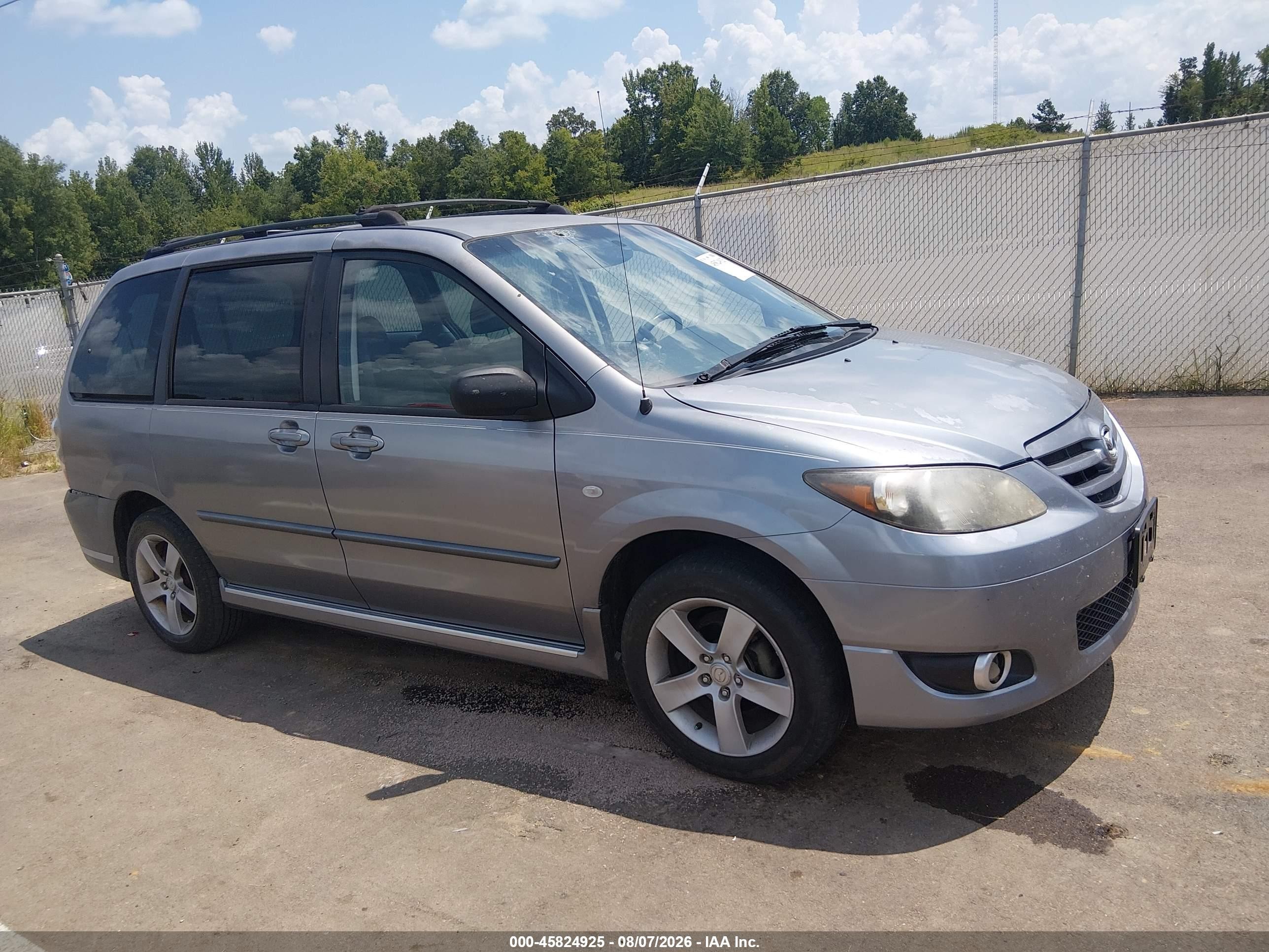 2005 Mazda Mpv Es Серый vin: JM3LW28J750533000