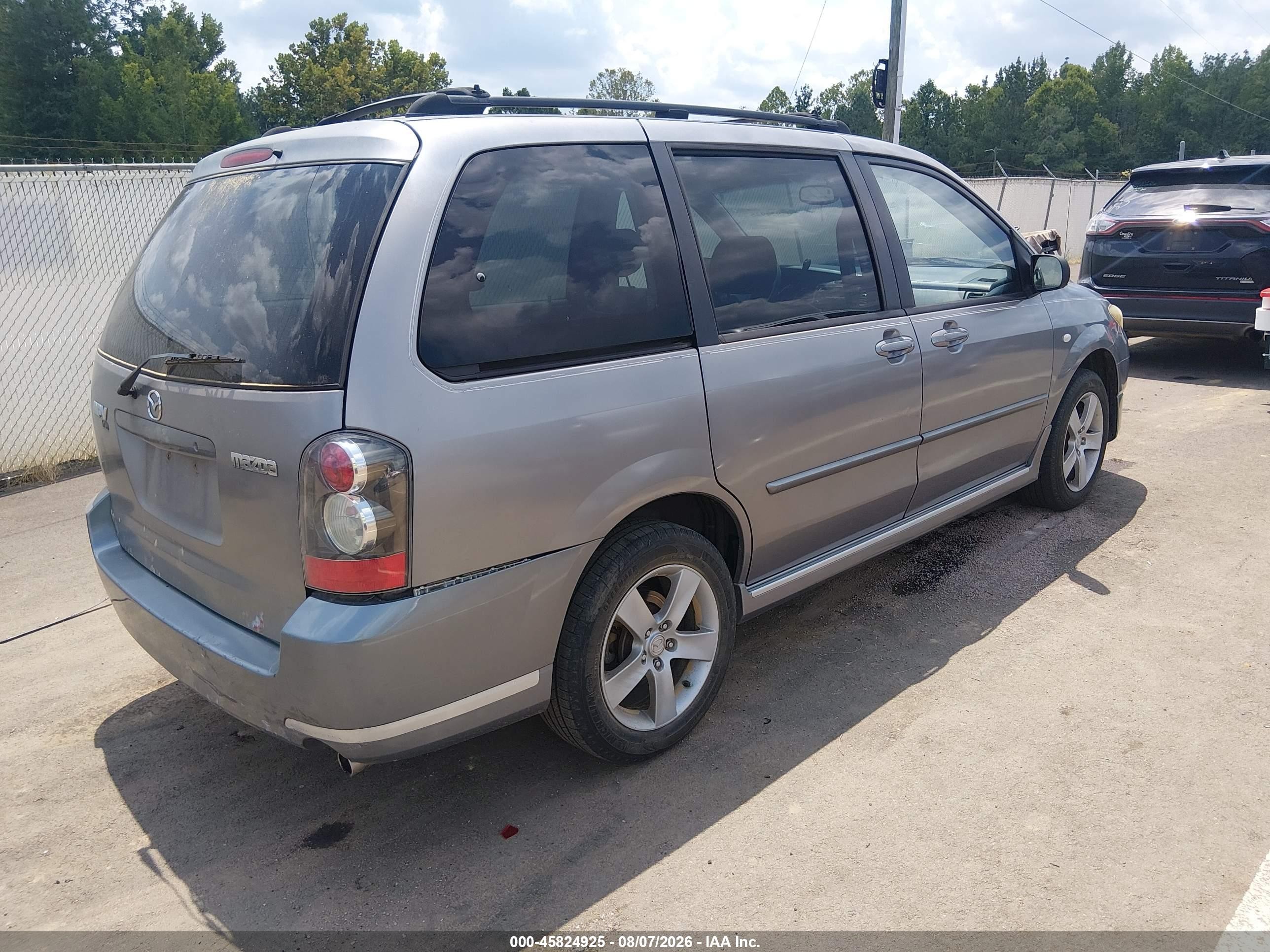 2005 Mazda Mpv Es Серый vin: JM3LW28J750533000