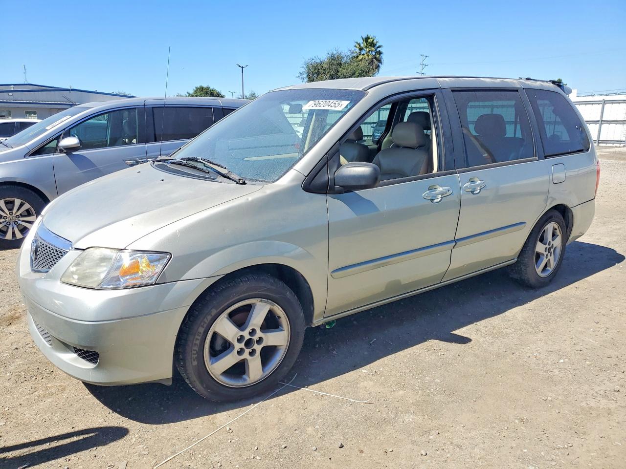 2003 Mazda Mpv Wagon Silver vin: JM3LW28J830355403
