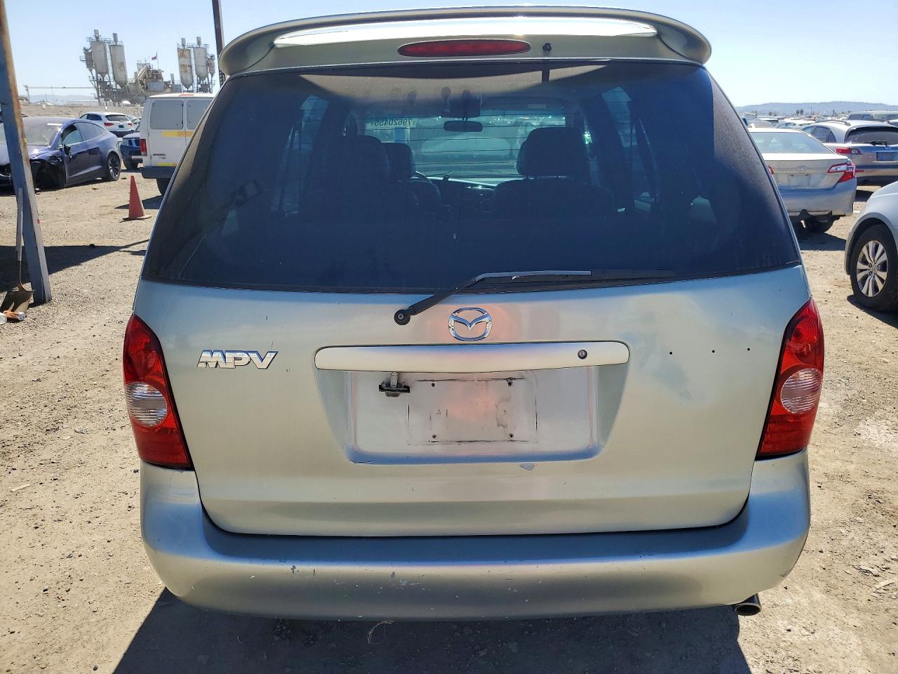 2003 Mazda Mpv Wagon Silver vin: JM3LW28J830355403