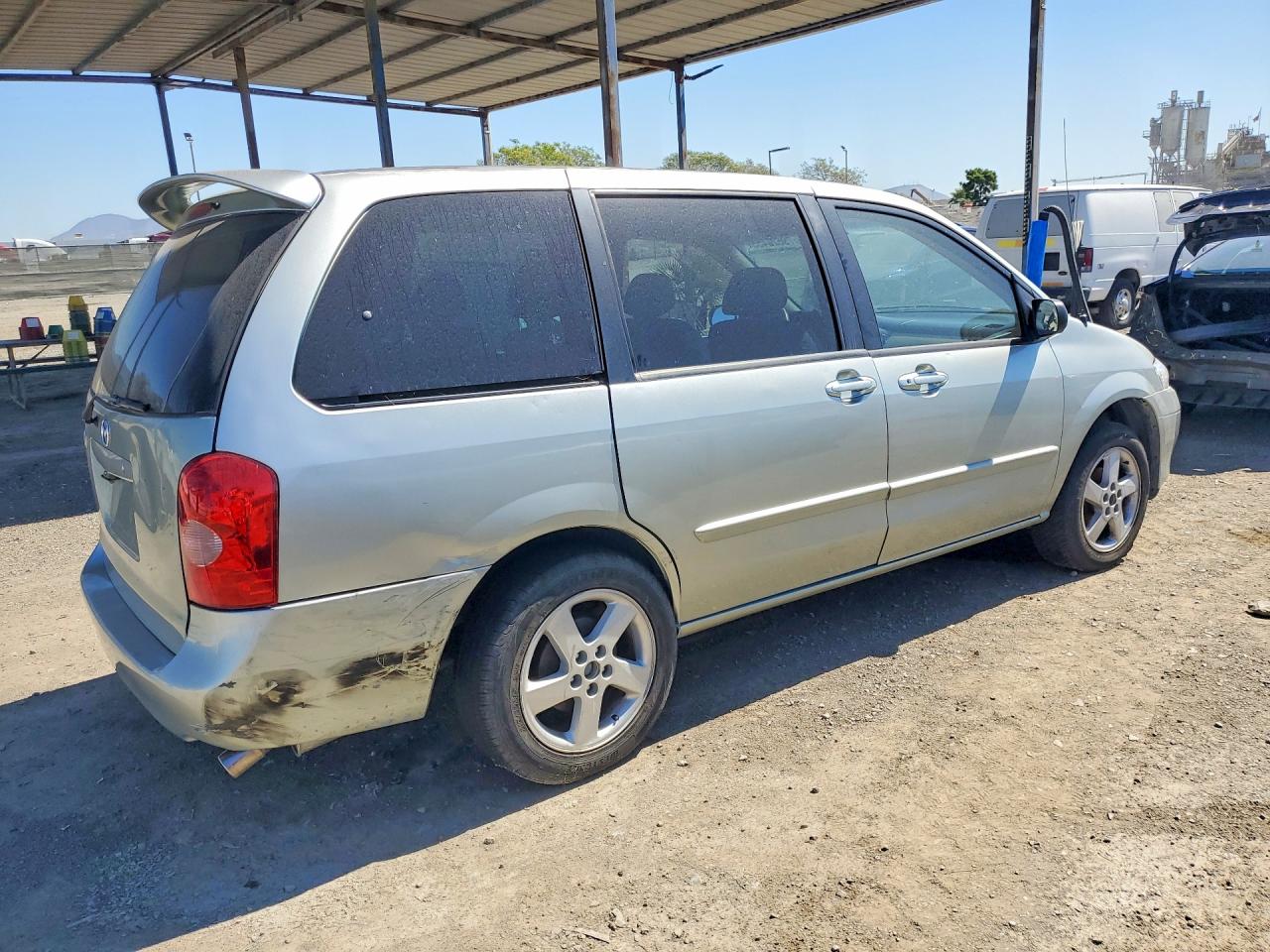 2003 Mazda Mpv Wagon Silver vin: JM3LW28J830355403