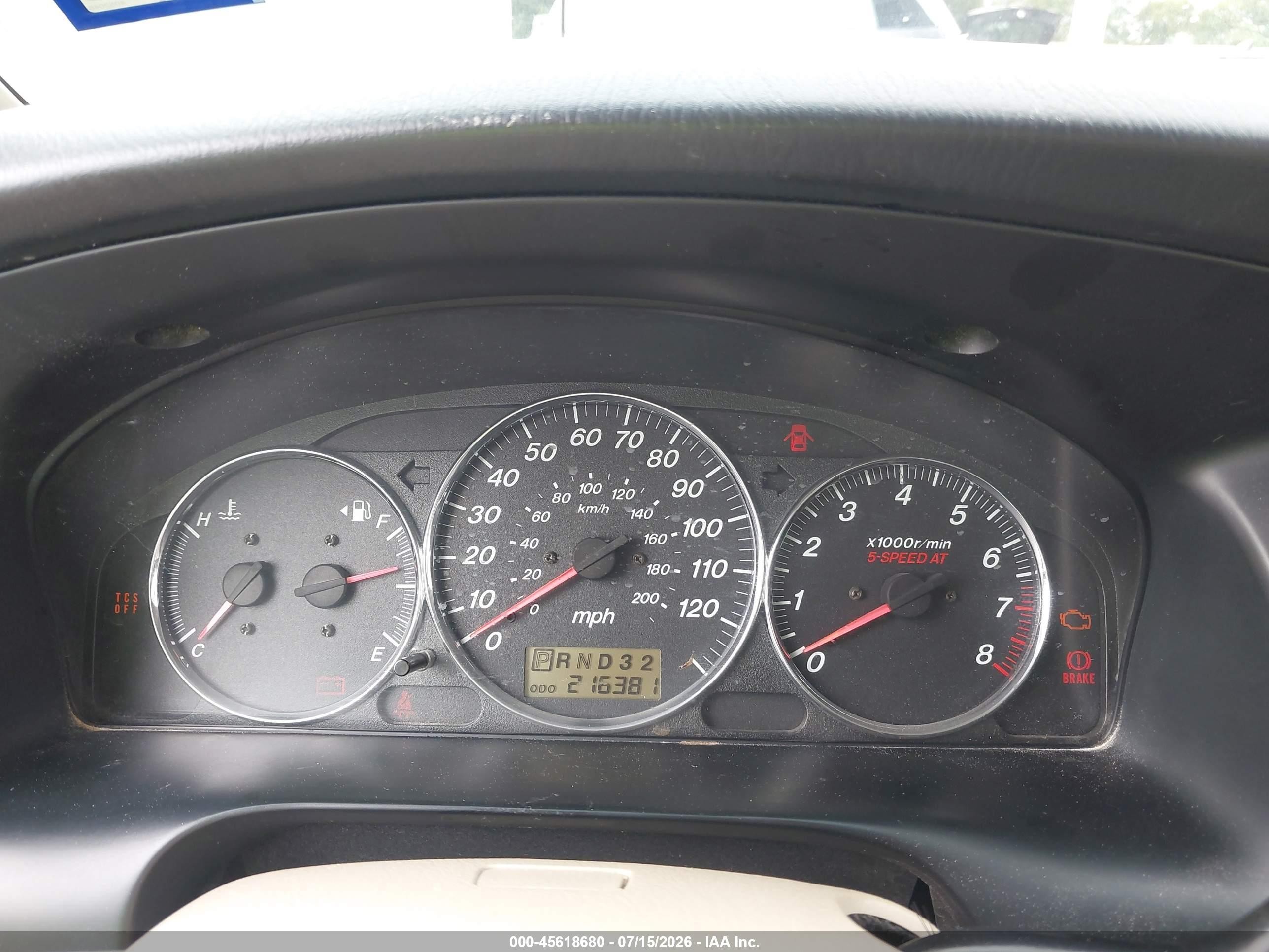 2004 Mazda Mpv Lx Beige vin: JM3LW28J840520464