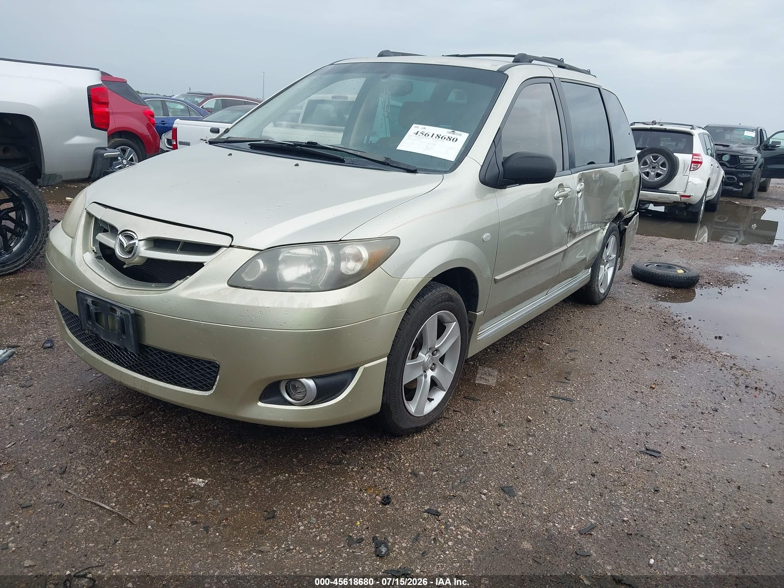 2004 Mazda Mpv Lx Beige vin: JM3LW28J840520464
