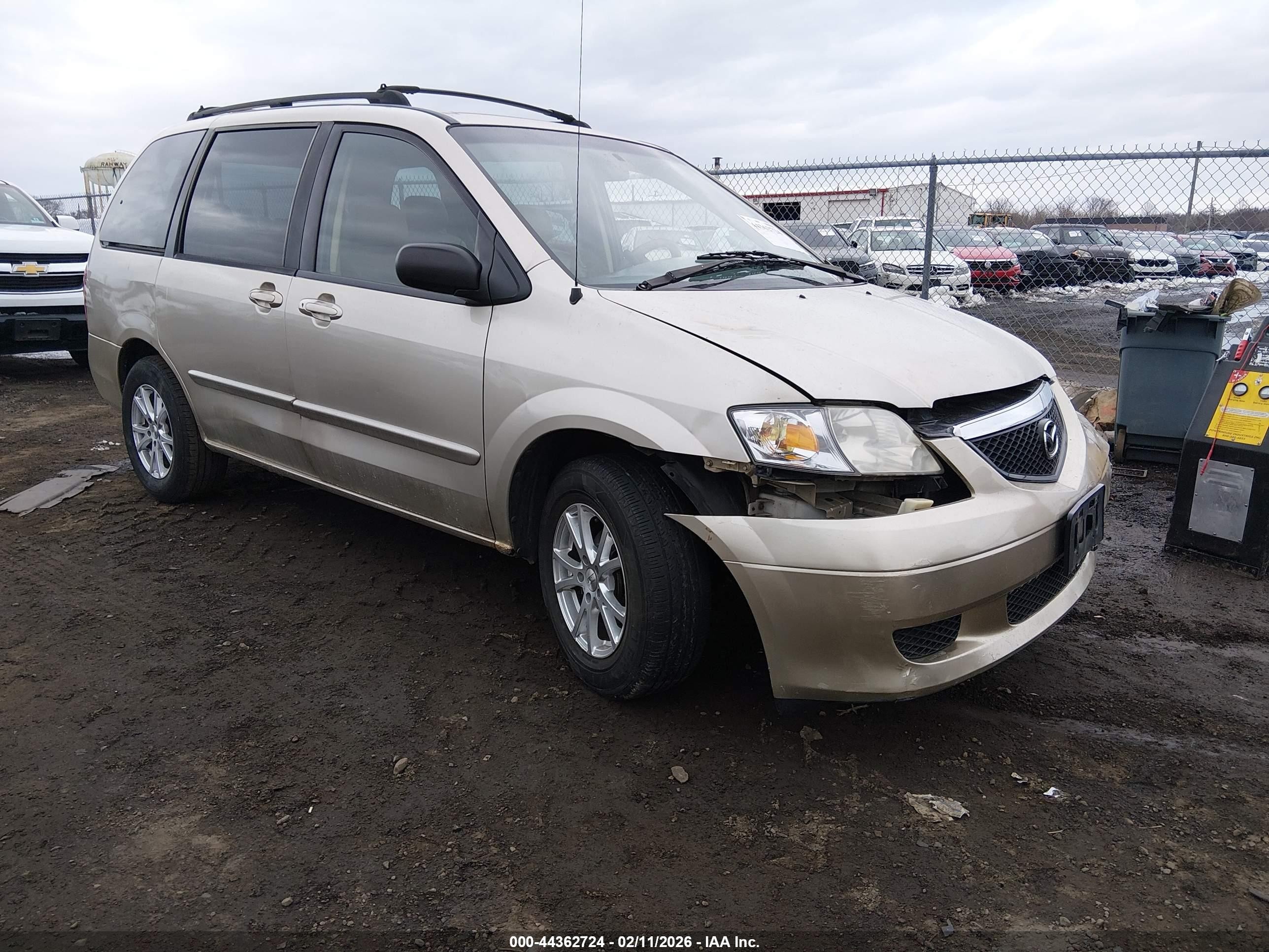 2003 Mazda Mpv Es/lx/lx-sv Beige vin: JM3LW28J930360559