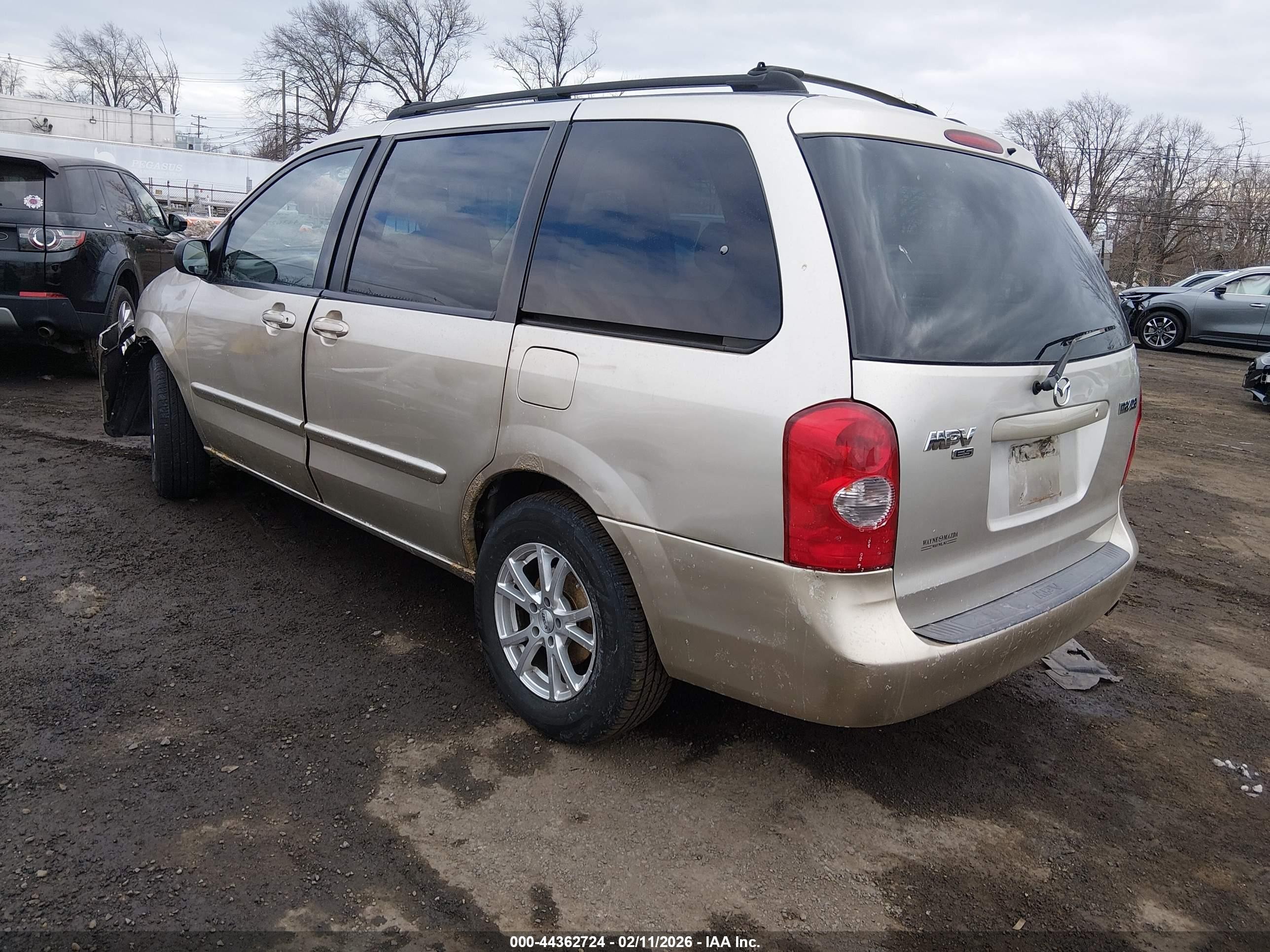 2003 Mazda Mpv Es/lx/lx-sv Beige vin: JM3LW28J930360559