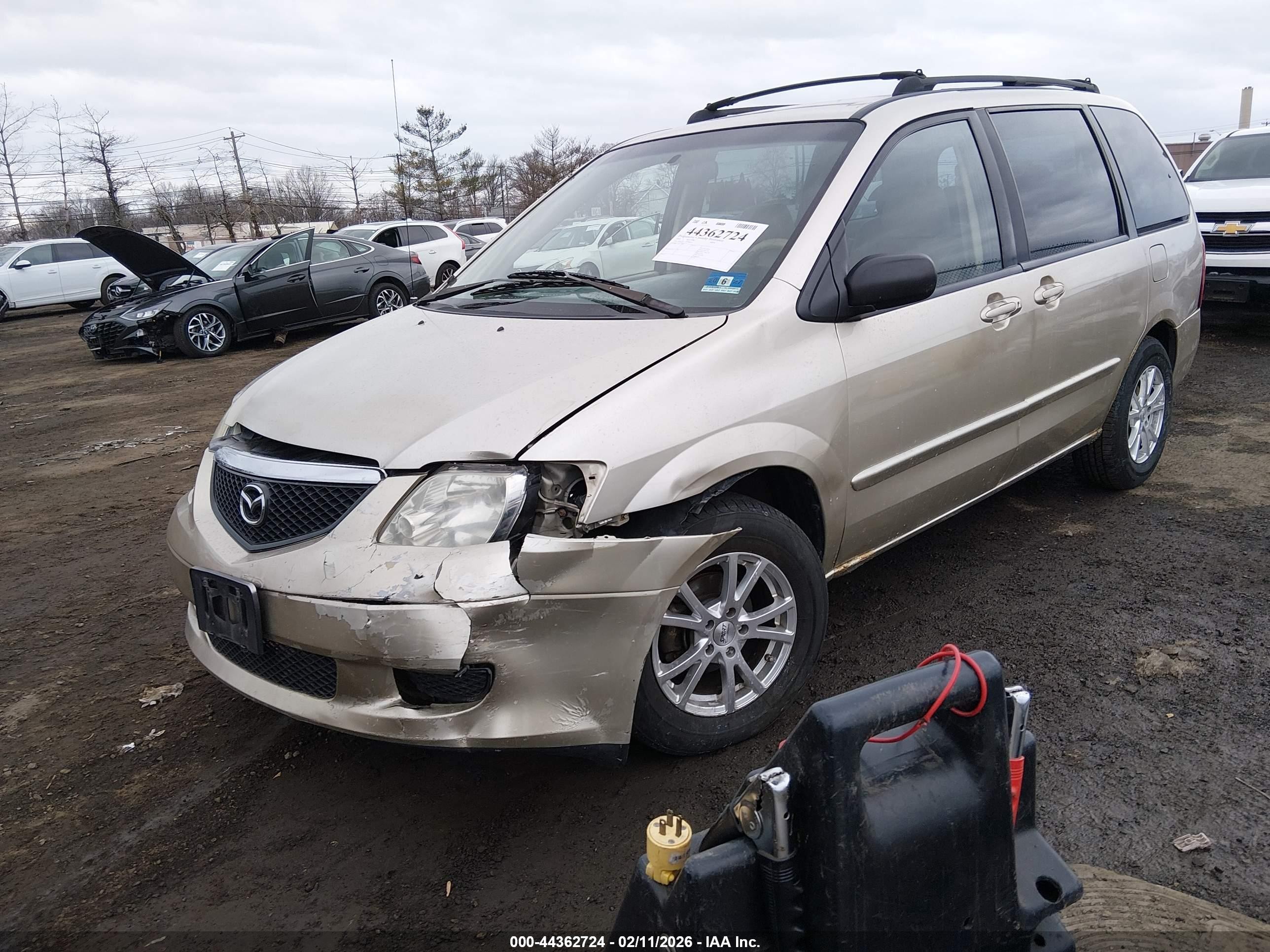 2003 Mazda Mpv Es/lx/lx-sv Beige vin: JM3LW28J930360559