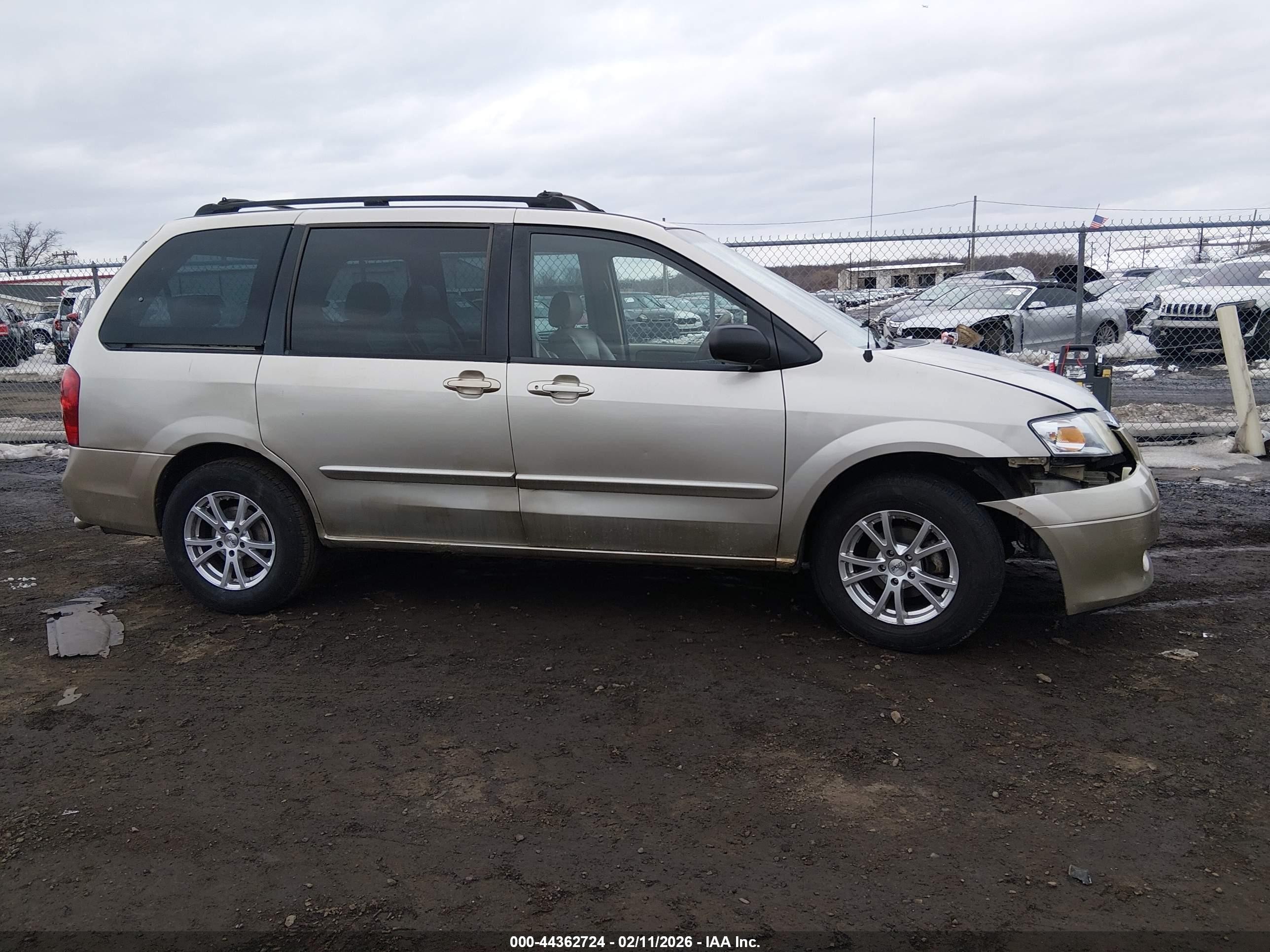 2003 Mazda Mpv Es/lx/lx-sv Beige vin: JM3LW28J930360559
