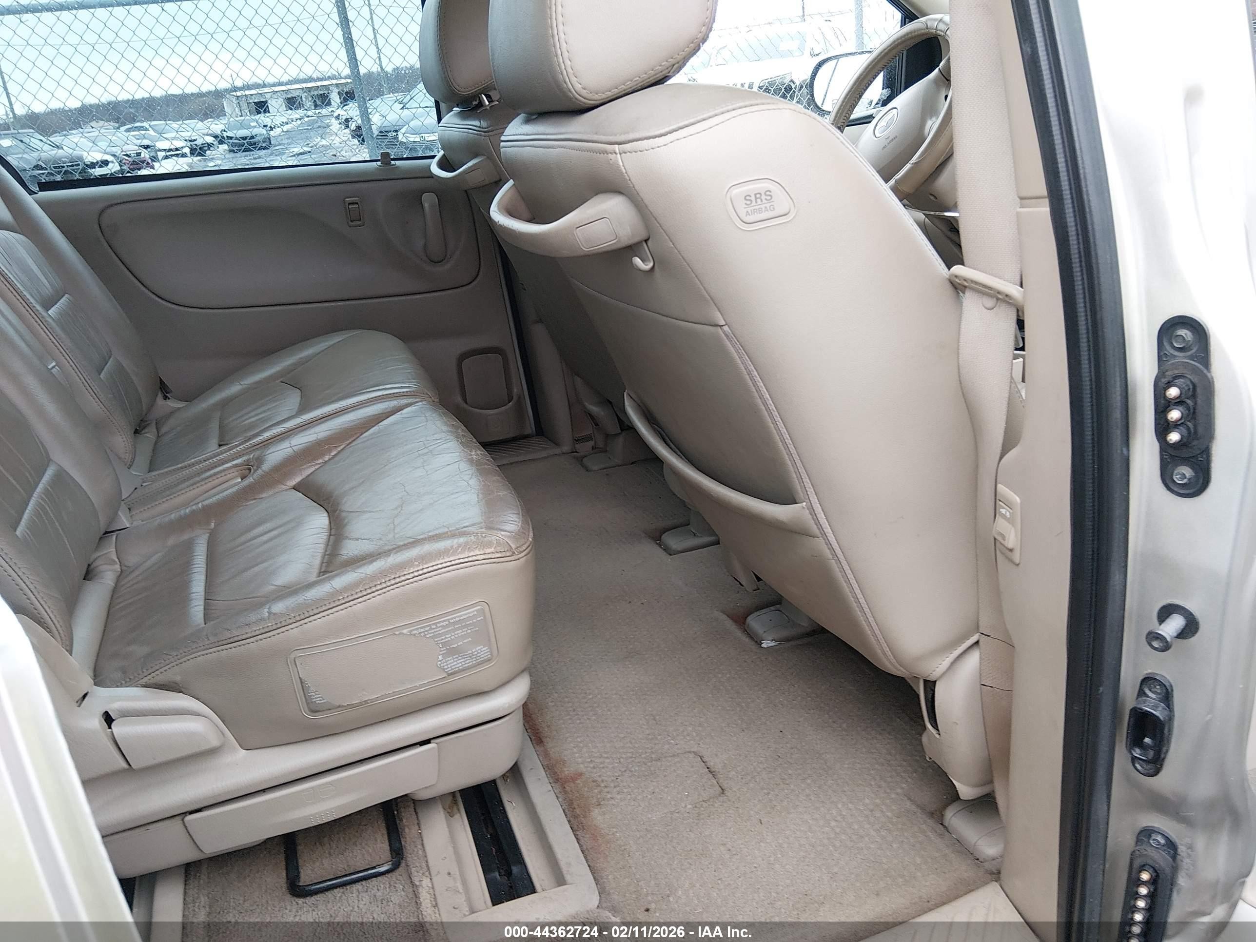 2003 Mazda Mpv Es/lx/lx-sv Beige vin: JM3LW28J930360559