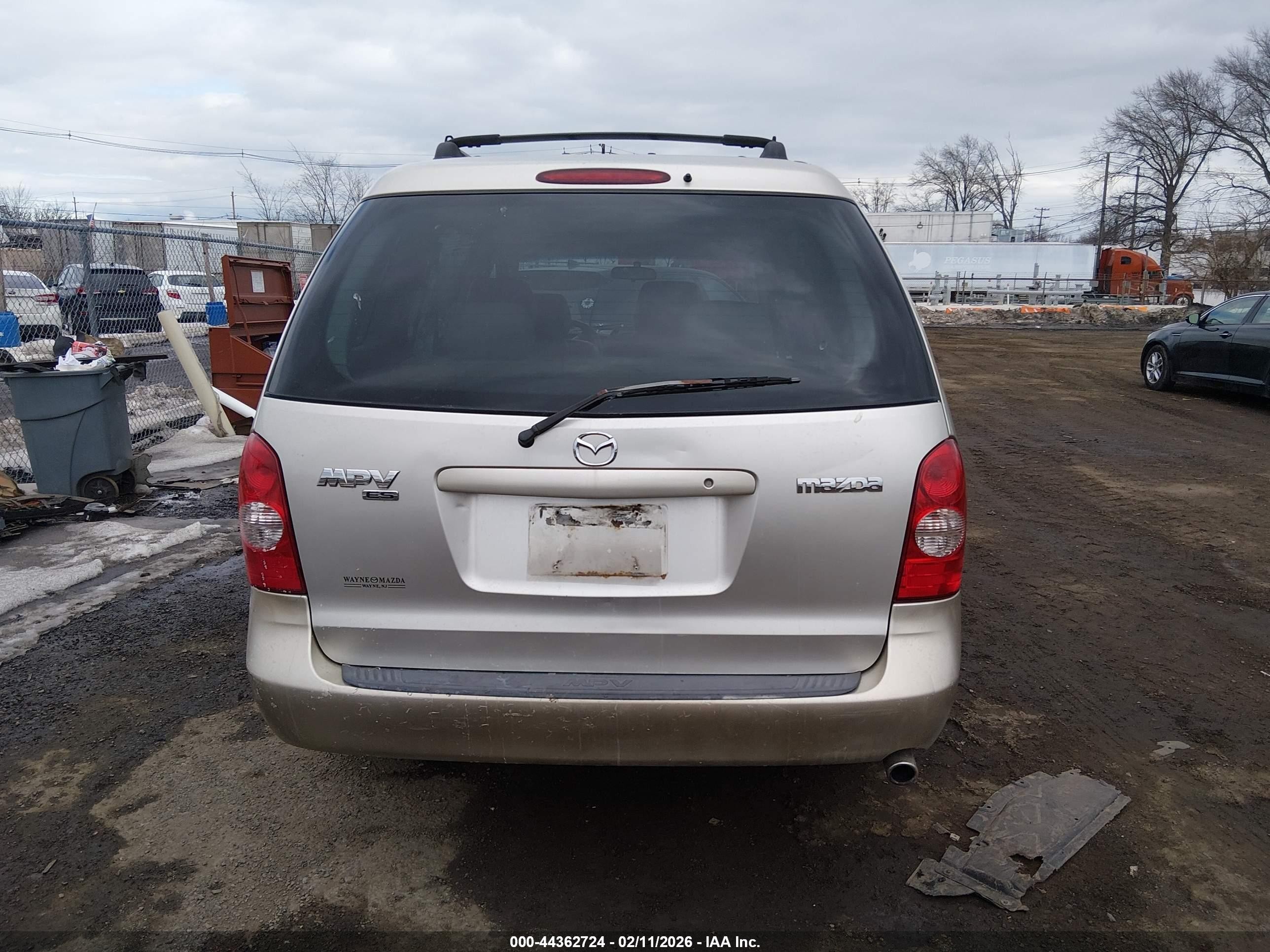 2003 Mazda Mpv Es/lx/lx-sv Beige vin: JM3LW28J930360559