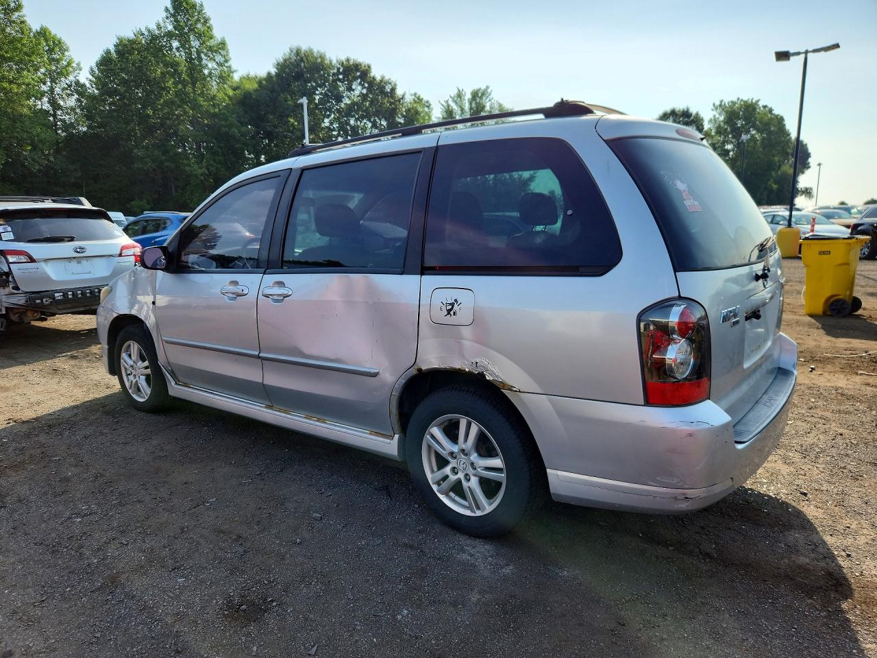 2004 Mazda Mpv Wagon Silver vin: JM3LW28J940513474