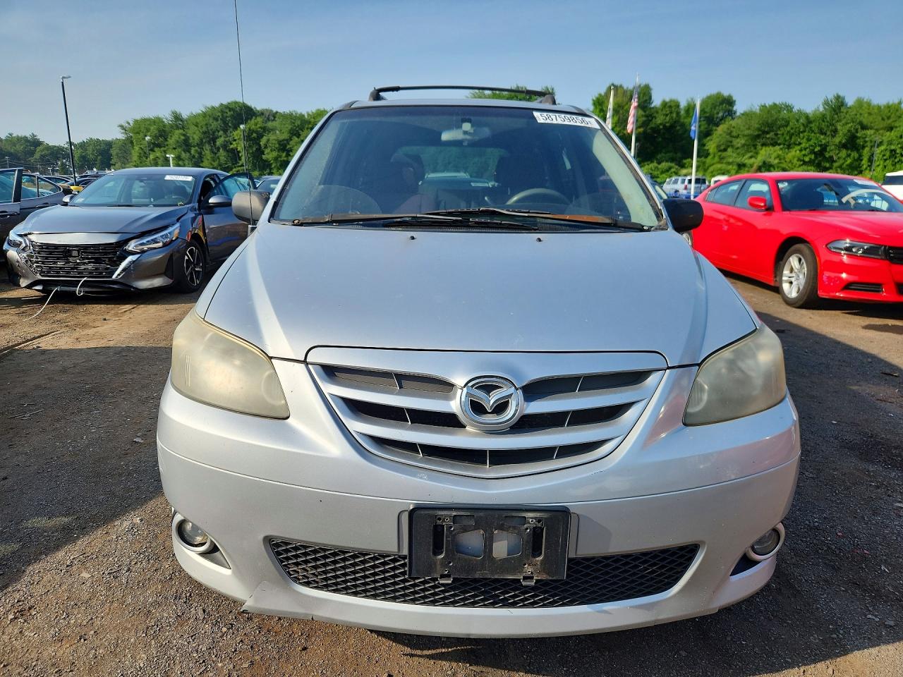 2004 Mazda Mpv Wagon Silver vin: JM3LW28J940513474