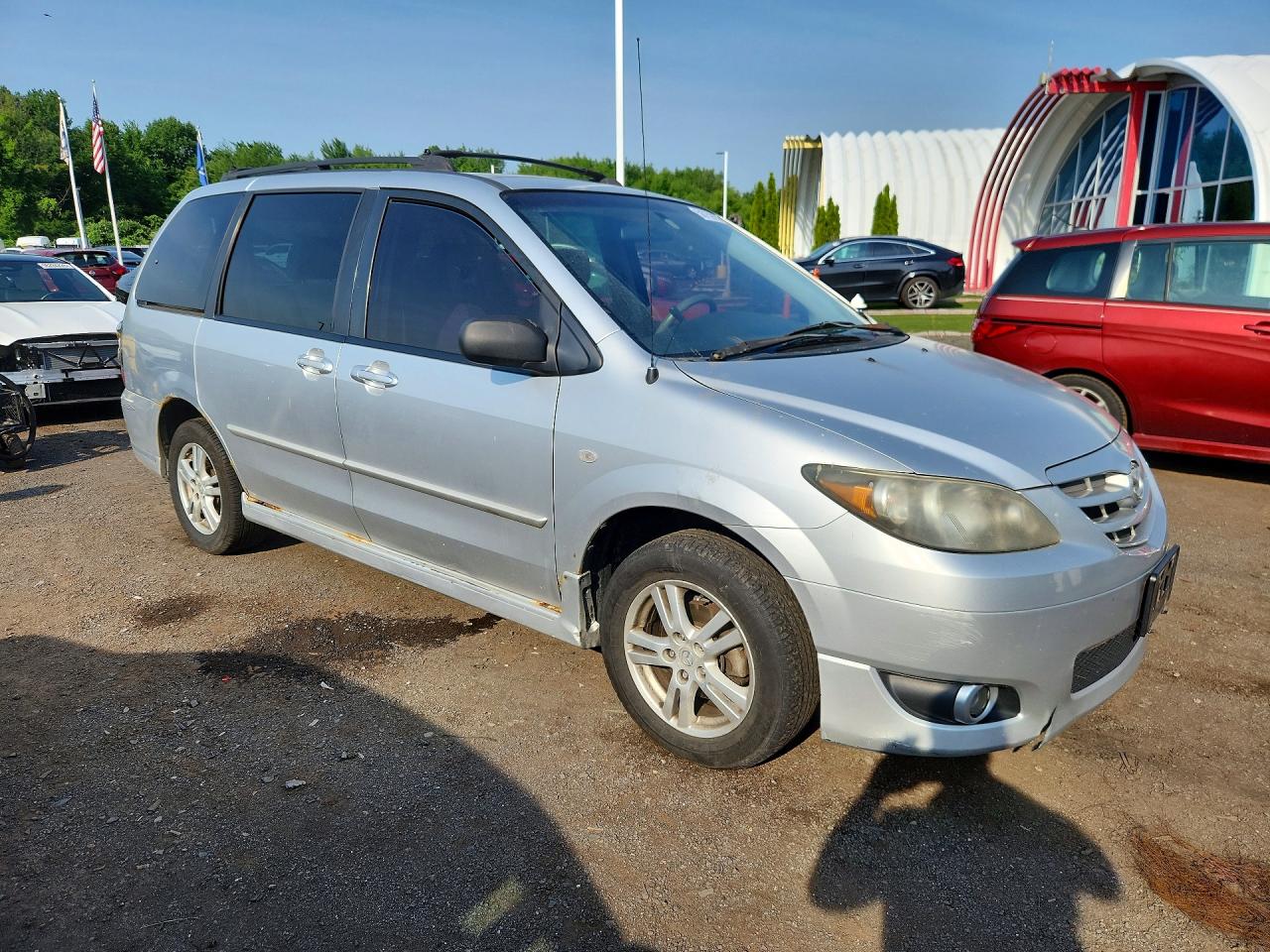 2004 Mazda Mpv Wagon Silver vin: JM3LW28J940513474