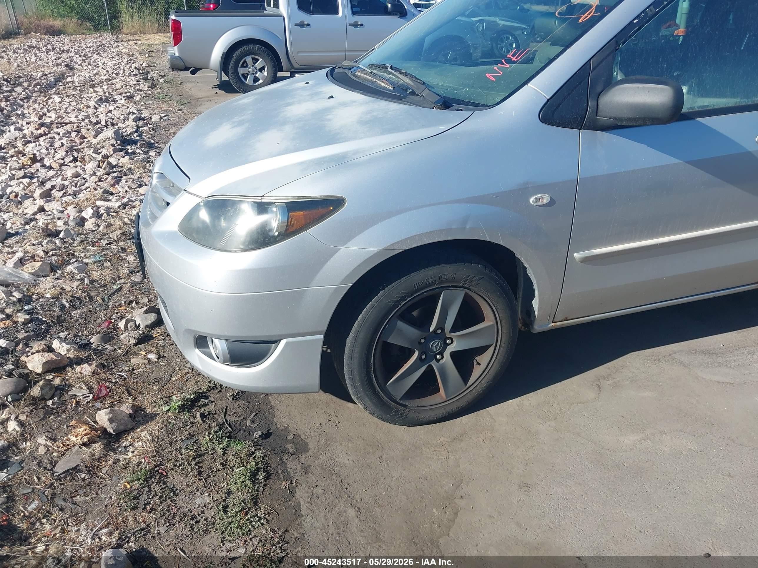2004 Mazda Mpv Wagon Silver vin: JM3LW28J940526581