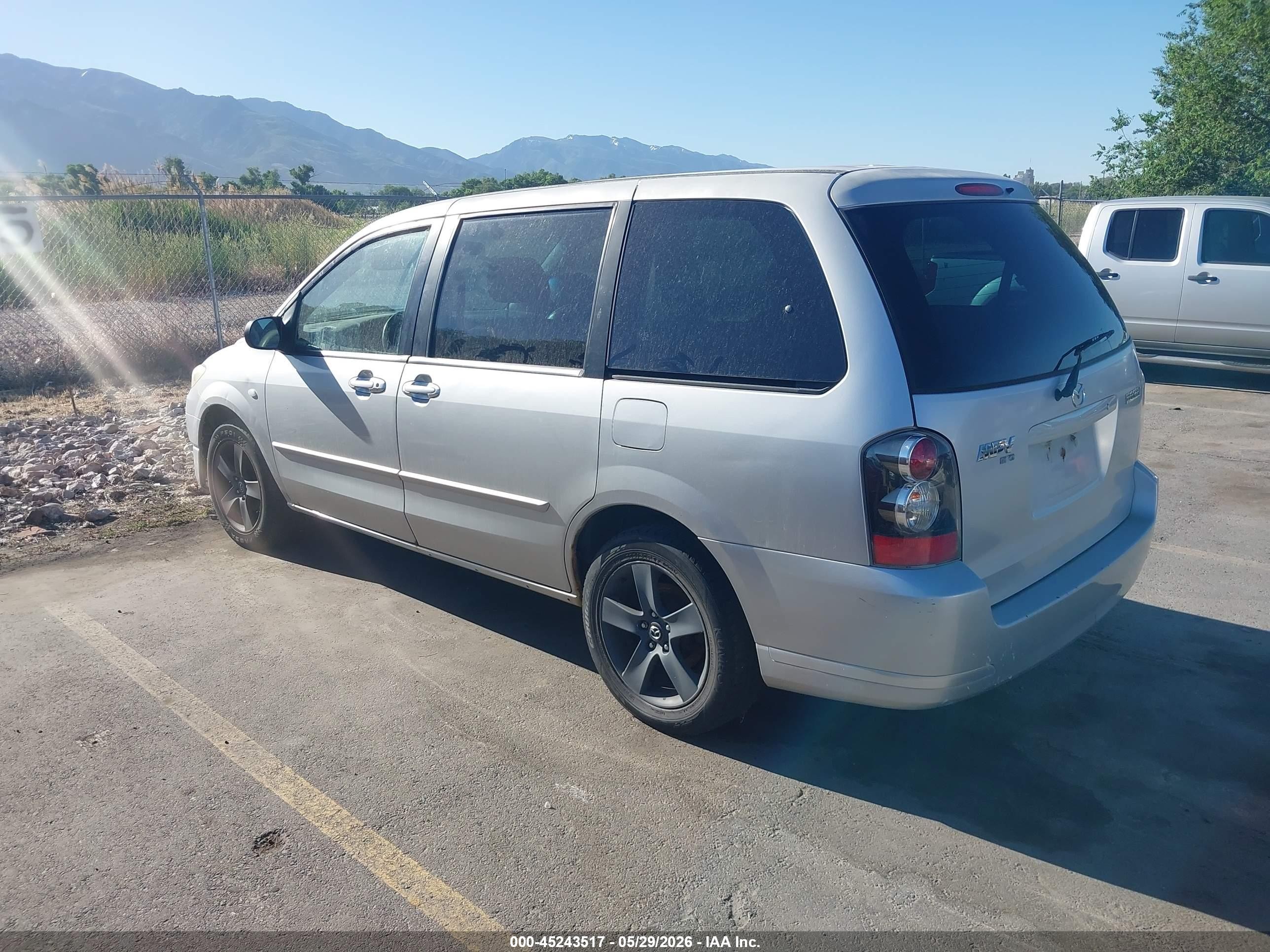 2004 Mazda Mpv Wagon Silver vin: JM3LW28J940526581