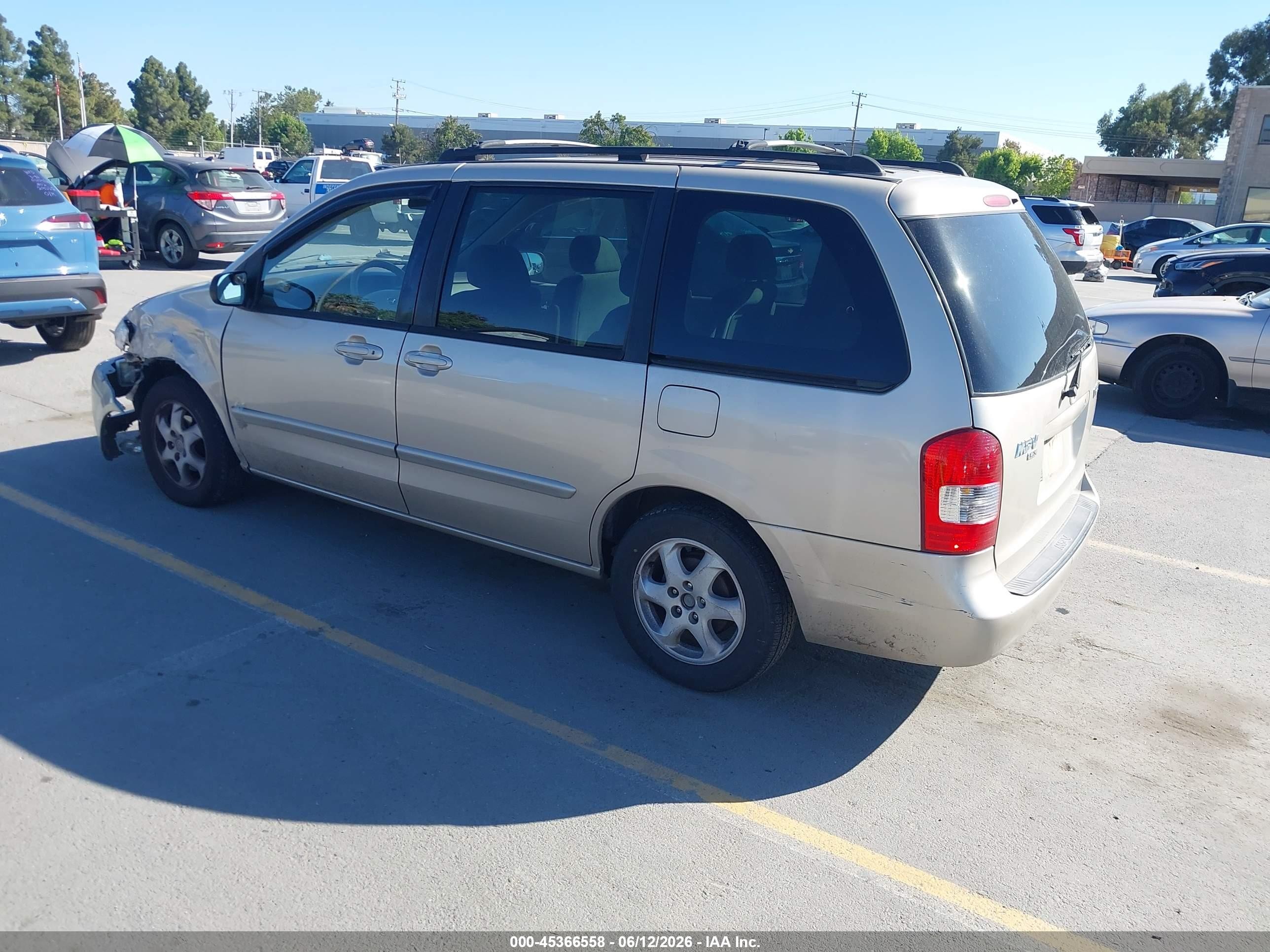 2001 Mazda Mpv Dx/es/lx Brown vin: JM3LW28Y010196645