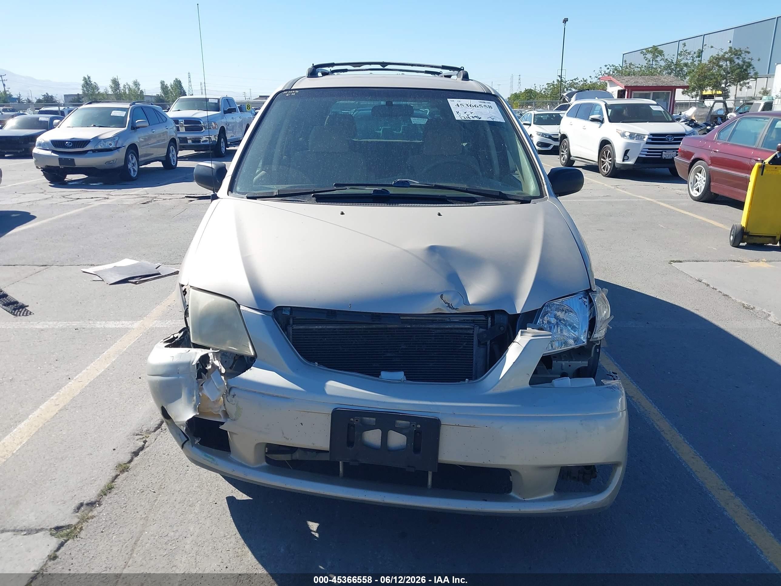 2001 Mazda Mpv Dx/es/lx Brown vin: JM3LW28Y010196645