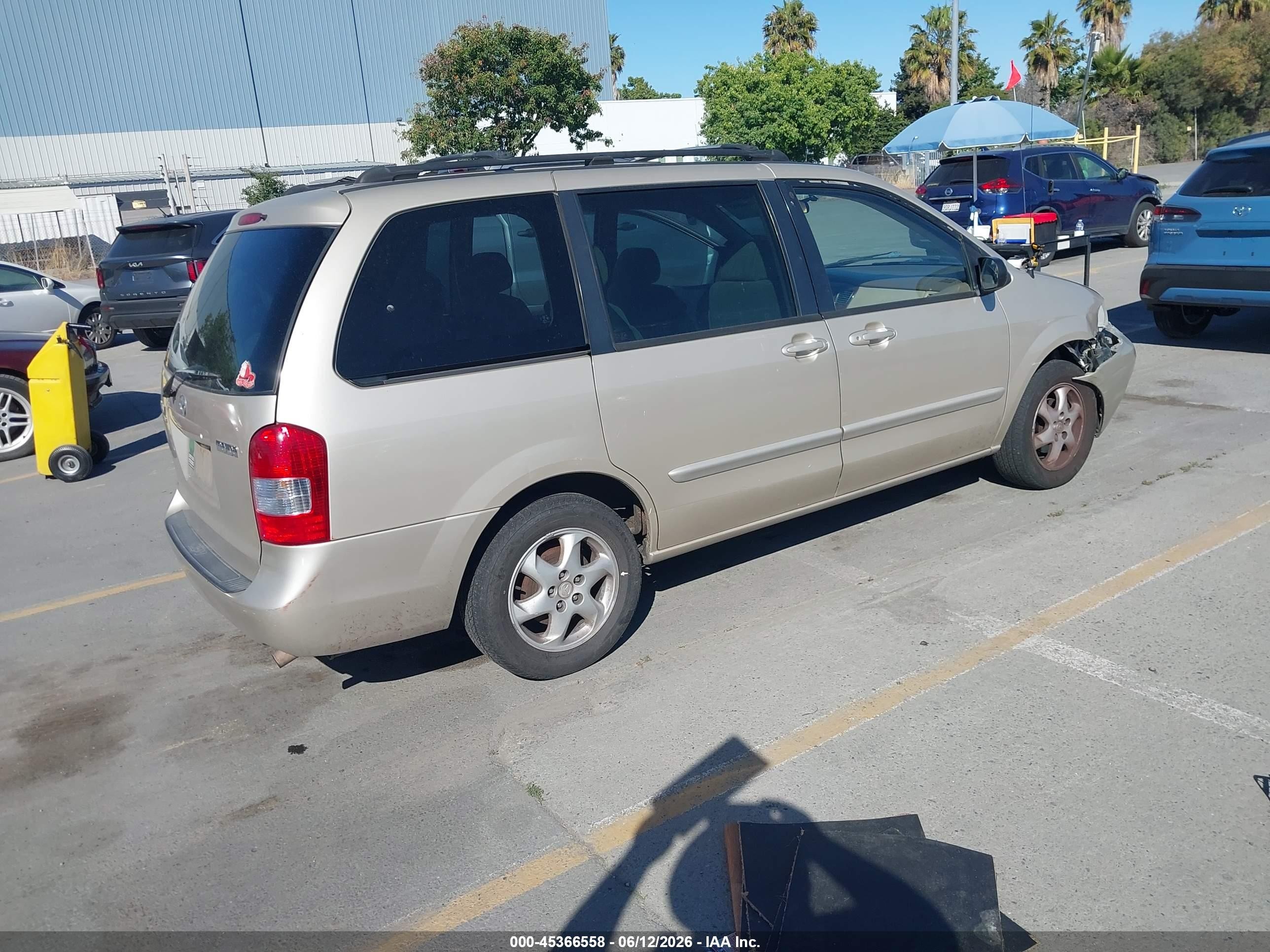 2001 Mazda Mpv Dx/es/lx Brown vin: JM3LW28Y010196645