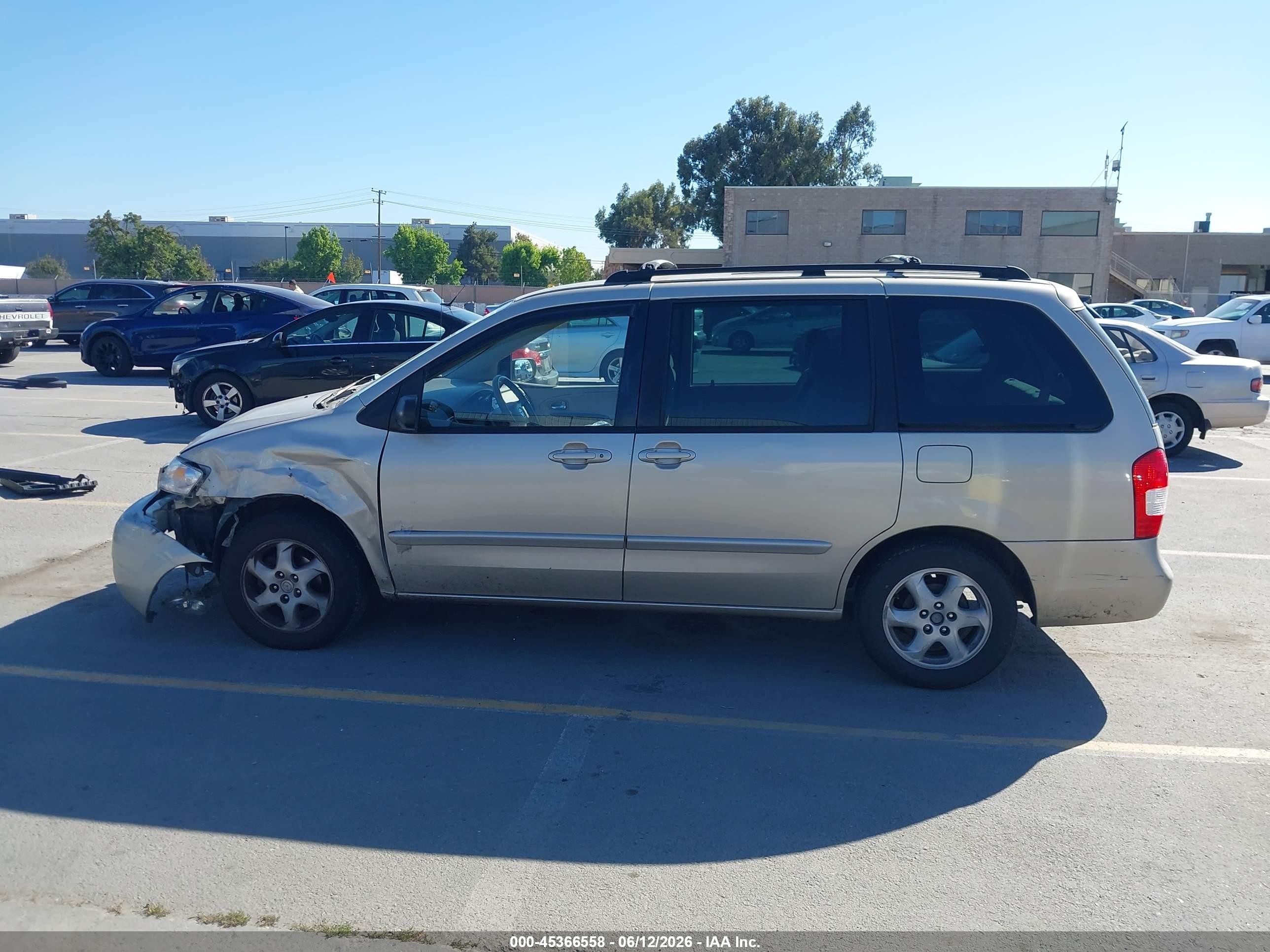 2001 Mazda Mpv Dx/es/lx Brown vin: JM3LW28Y010196645